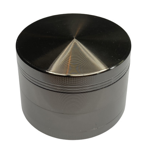 Herb Grinder 2.5″ inch Large Spice 4-Piece Crusher Metal Grey Dry Gift 63mm New
