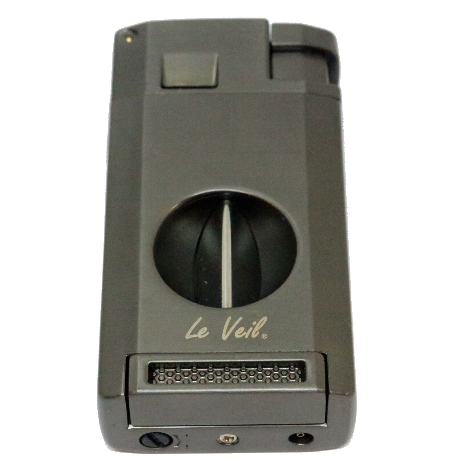 3-1 Cigar 2 Jets Lighter, V Cutter, Punch, Gun Metal Color – New In Box
