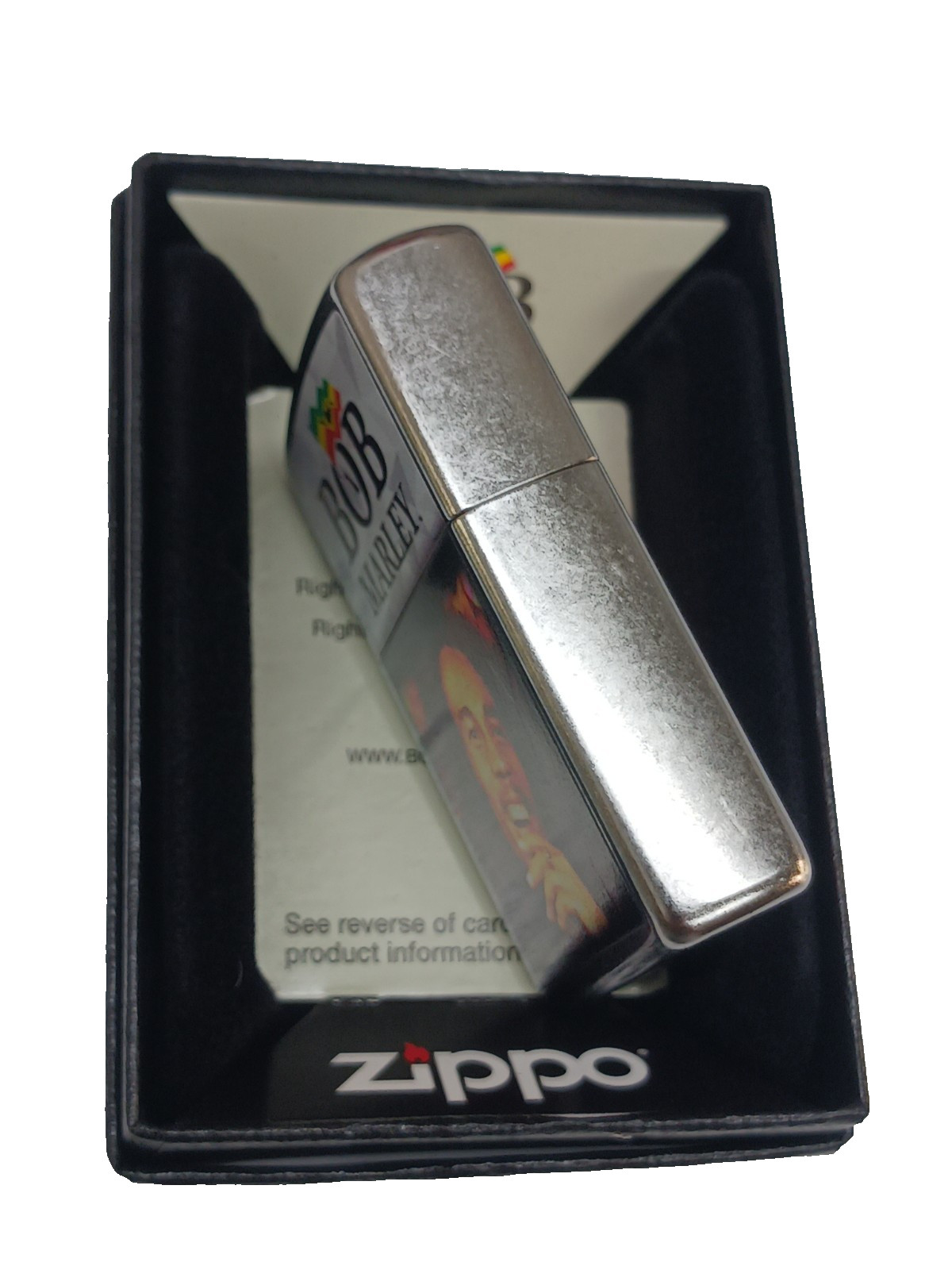 Zippo Bob Marley Street Chrome Color Image 46994