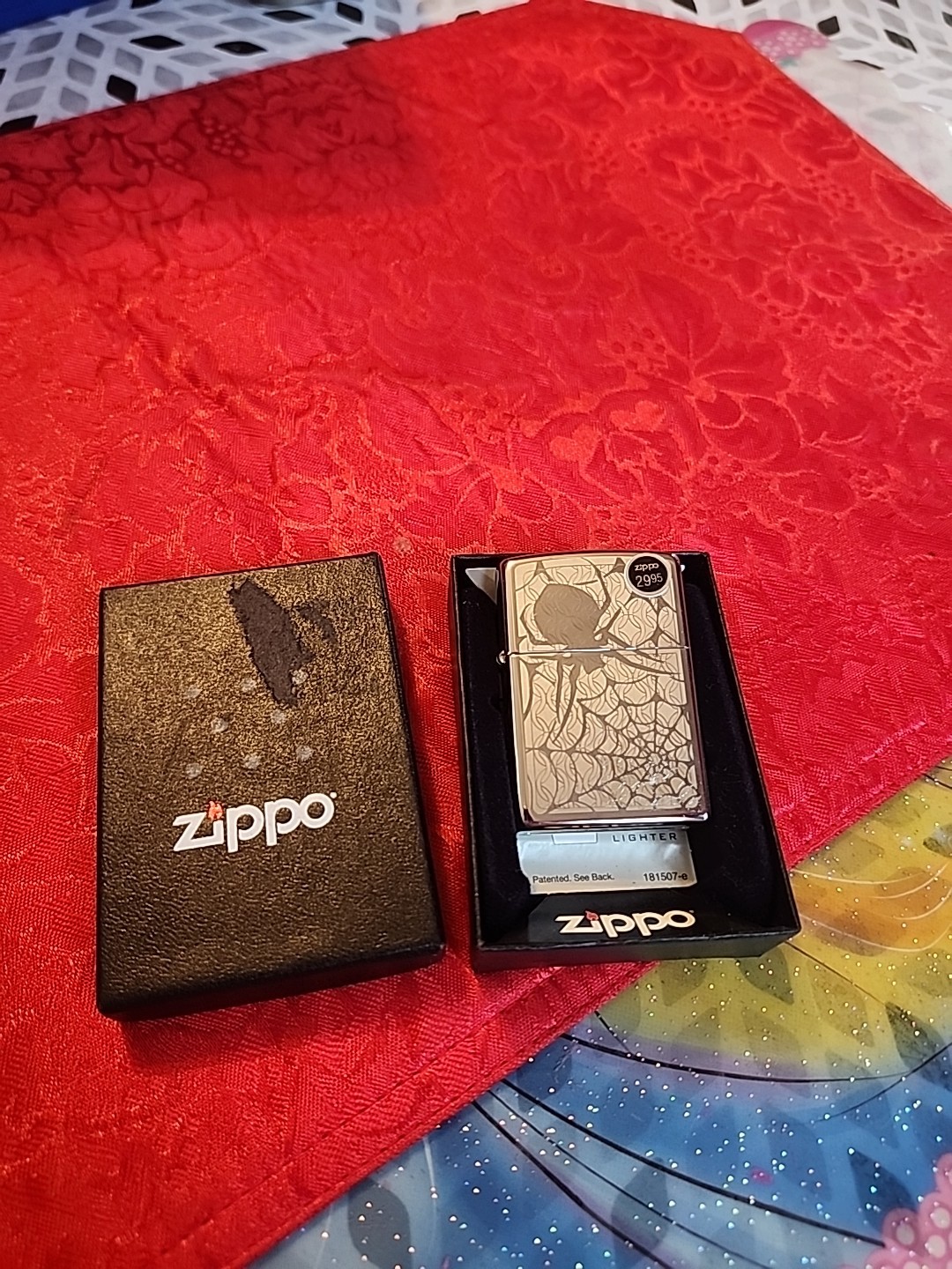 Zippo 28052 Hidden Spider High Polished Chrome