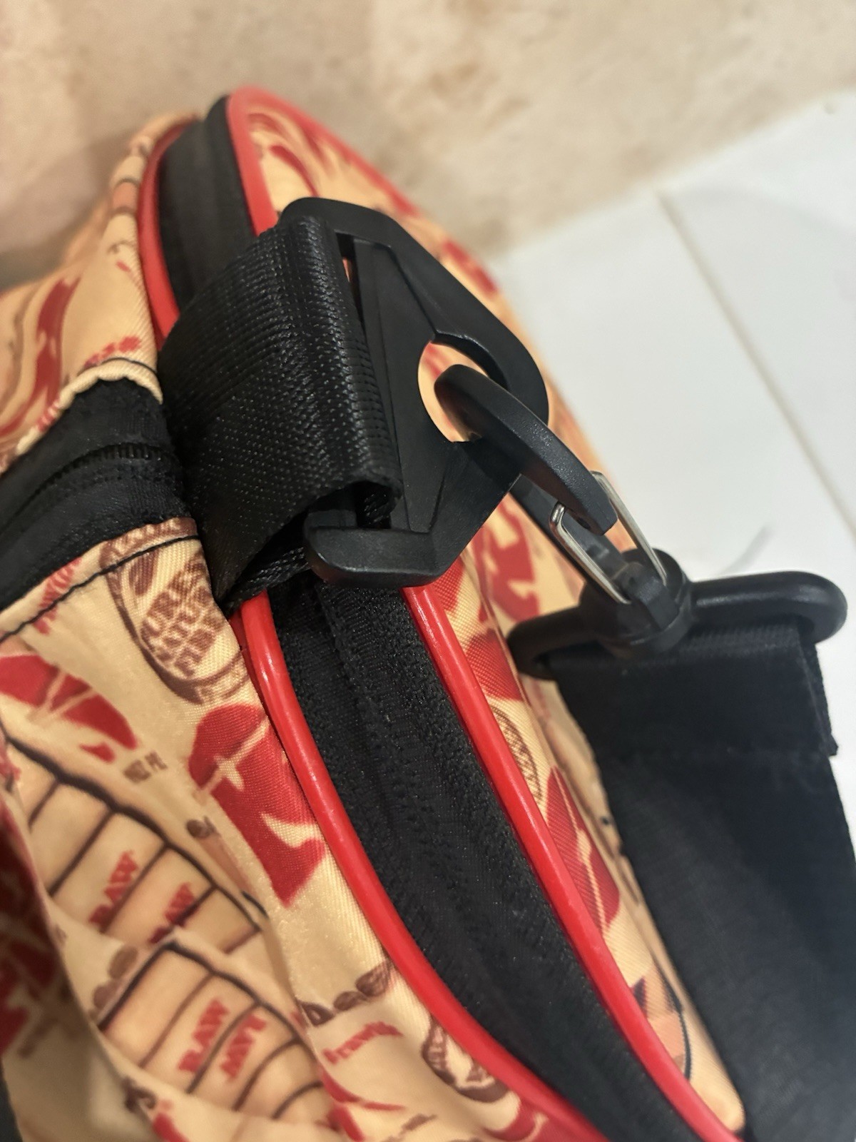 Raw Tips Rolling Papers Duffle Bag Shoulder Strap Backpack Joint All Over (NEW)