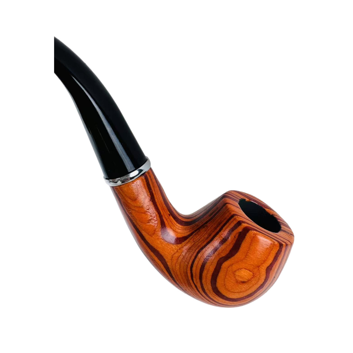 2 Durable Wooden Wood Smoking Pipe Tobacco Cigarettes Cigar Pipes Enchase Gift D