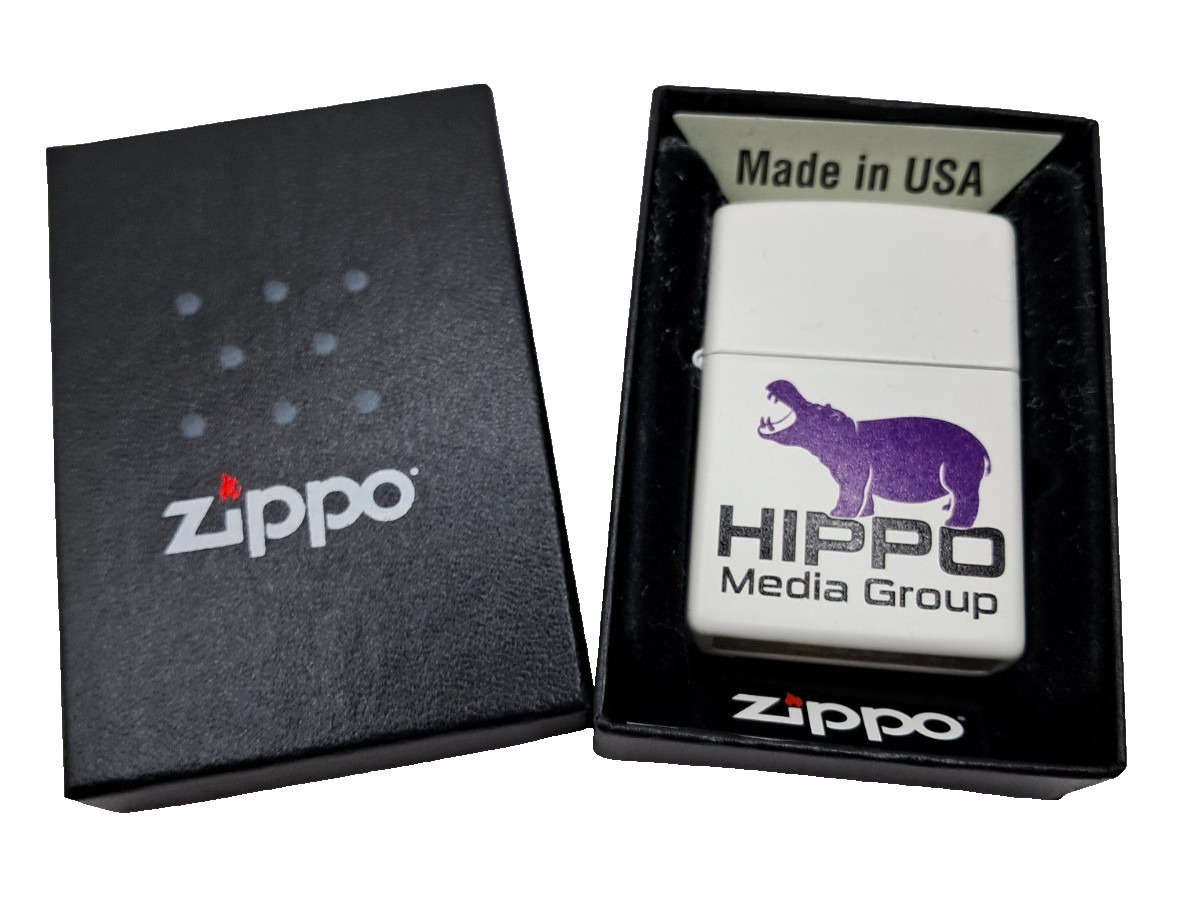 HIPPO Media Group Pro Digital Marketing Advertising ZIPPO Lighter NEW With Box