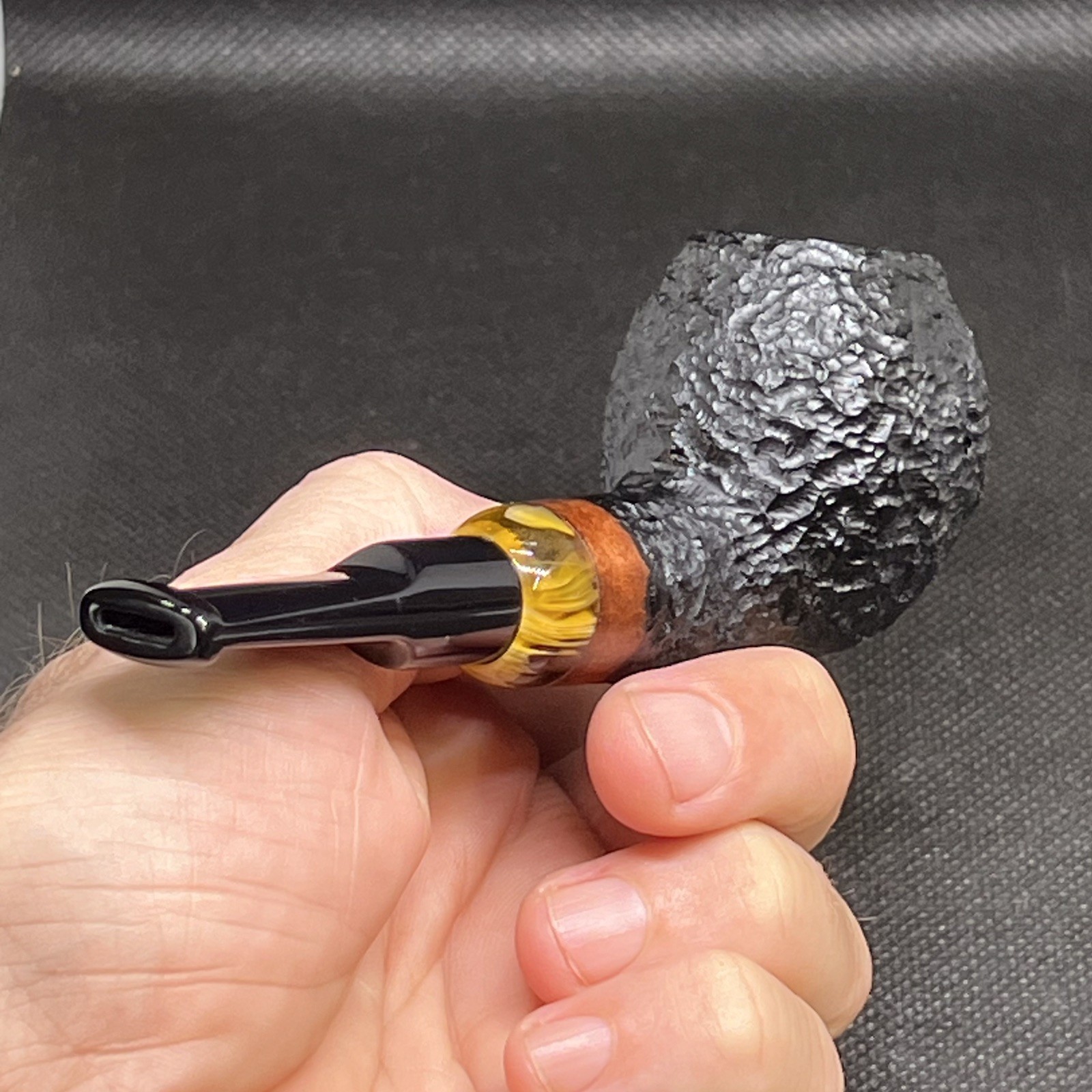 Dagner Pipes Custom Design BLACK EL DAGNER 2026 Tobacco Pipe Briar New Unsmoked