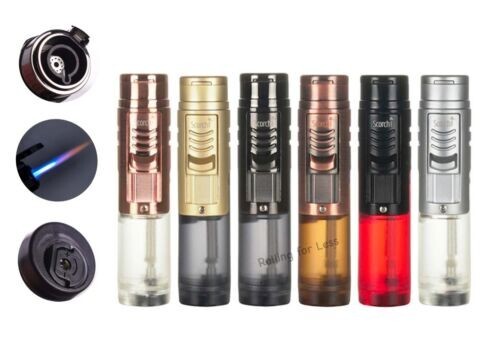 SCORCH 61671-1 Easy Light Torch Metal Finish Single Flame – Choose Color