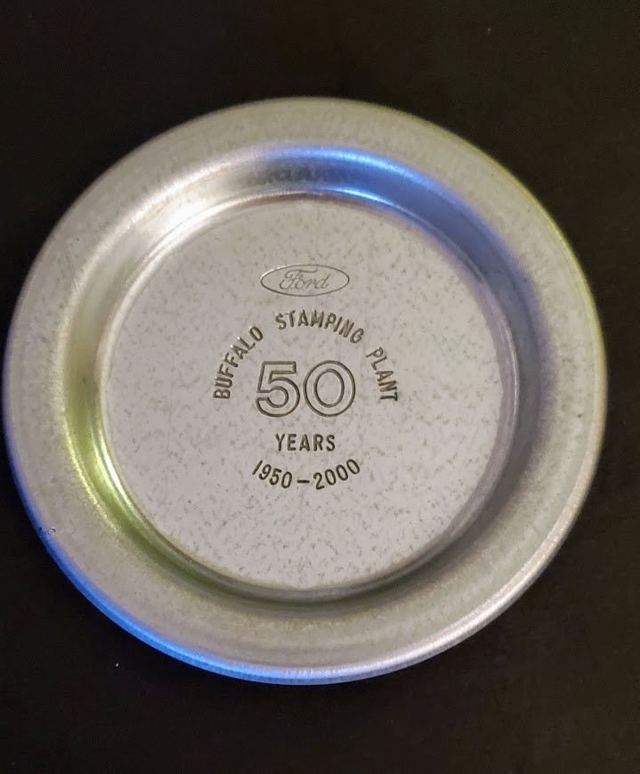 Ford Buffalo Stamping Plant 50th Anniversary 1950 – 2000 Ashtray NOS 5” Dia.