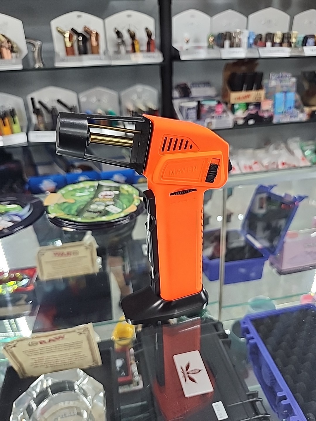 Torch Lighter Maven Volt Series, Fluorescent Orange