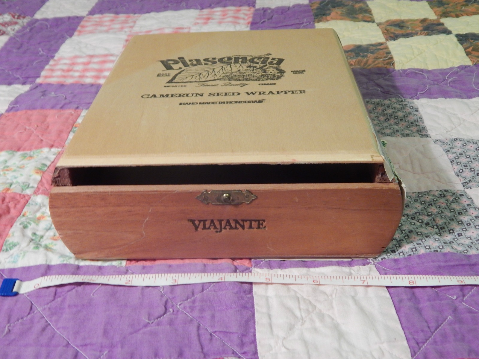 Plasencia (WOOD CIGAR BOX) w/ Honduras Tax Stamp (Viajante) FREE SHIP. – Ltd.