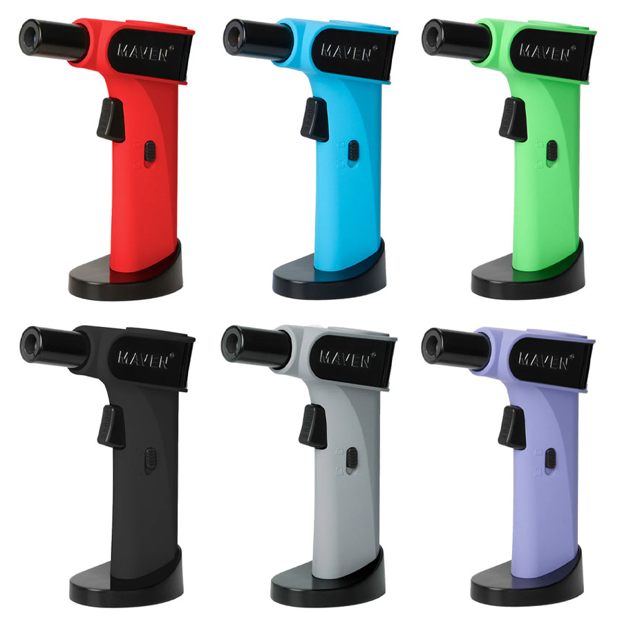 Maven NIGHT Torch Lighter Windproof Jet Flame Refillable Butane Adjustable Flame