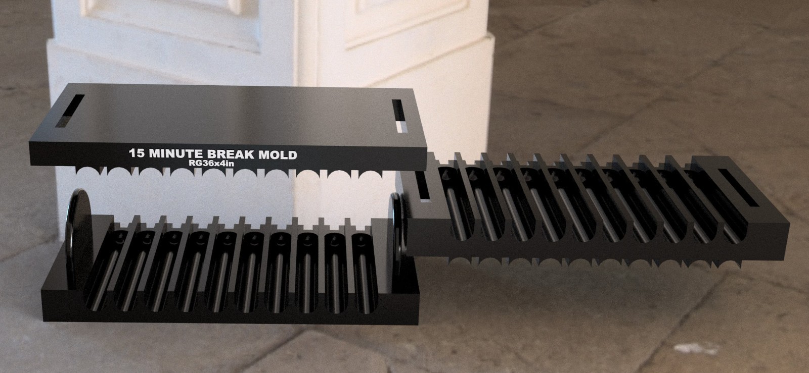 Cigar Mold – RG38x4in STACKABLE DESIGN