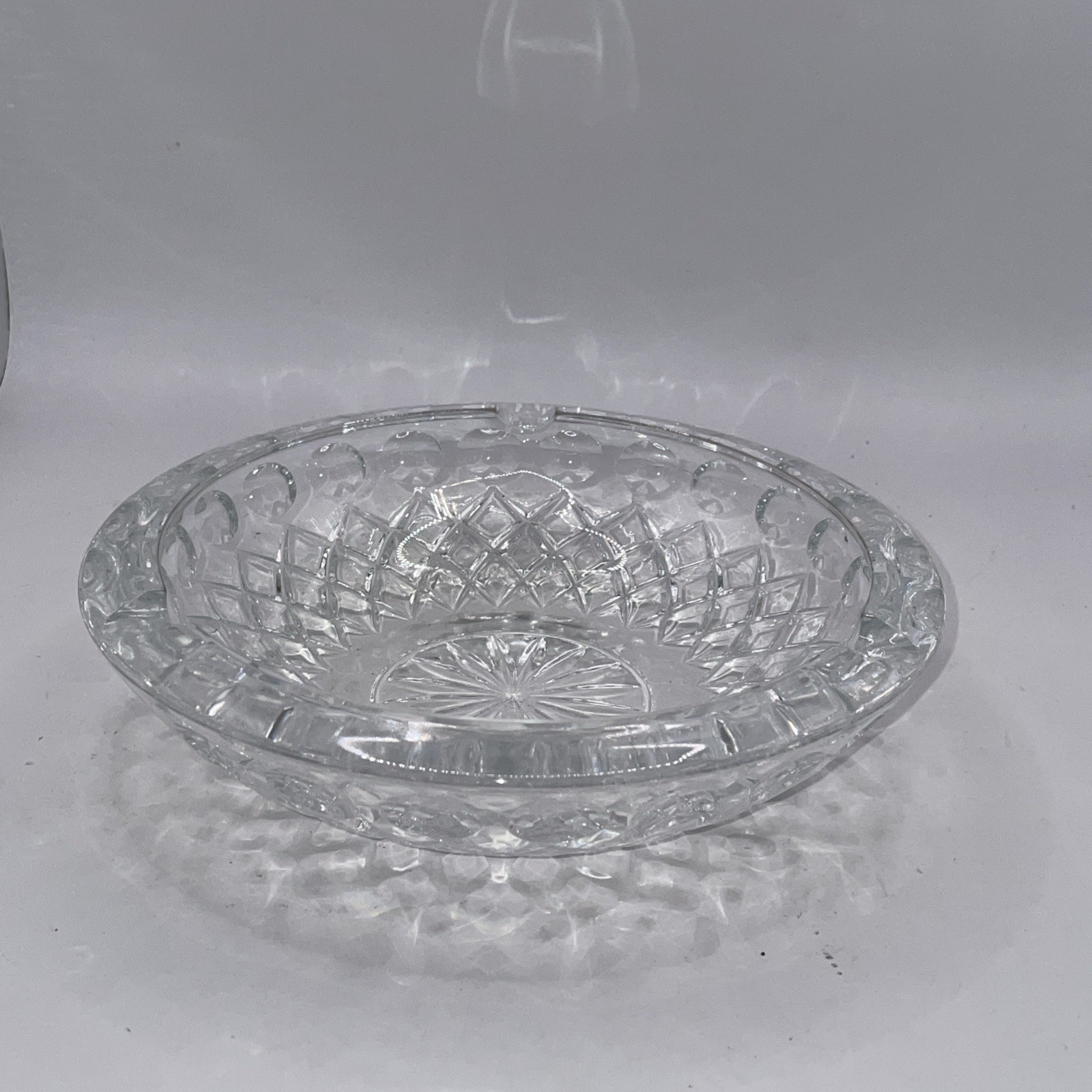 Vintage Princess House Lead Crystal Cut Ash Tray Cigar Cigarette