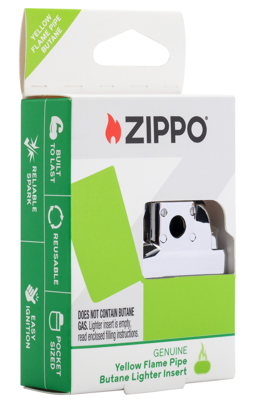 Zippo Butane Pipe Lighter Insert- Yellow Flame, 65880