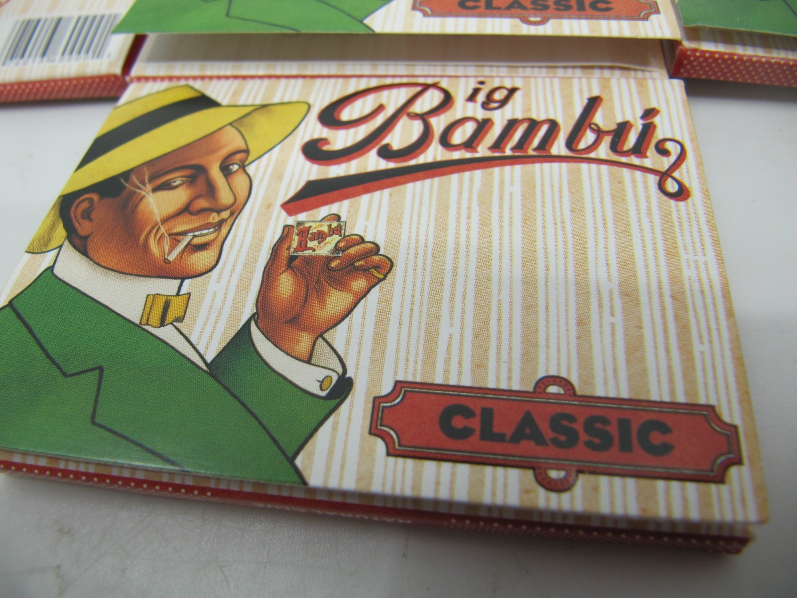 Big Bambu Classic lot of 10 bks Cigarette Rolling Paper 1 1/2 33 lvs