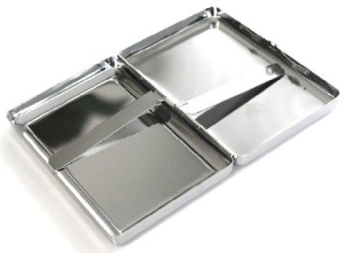Vintage 60’s Edel Metal Silver Cigarette Case