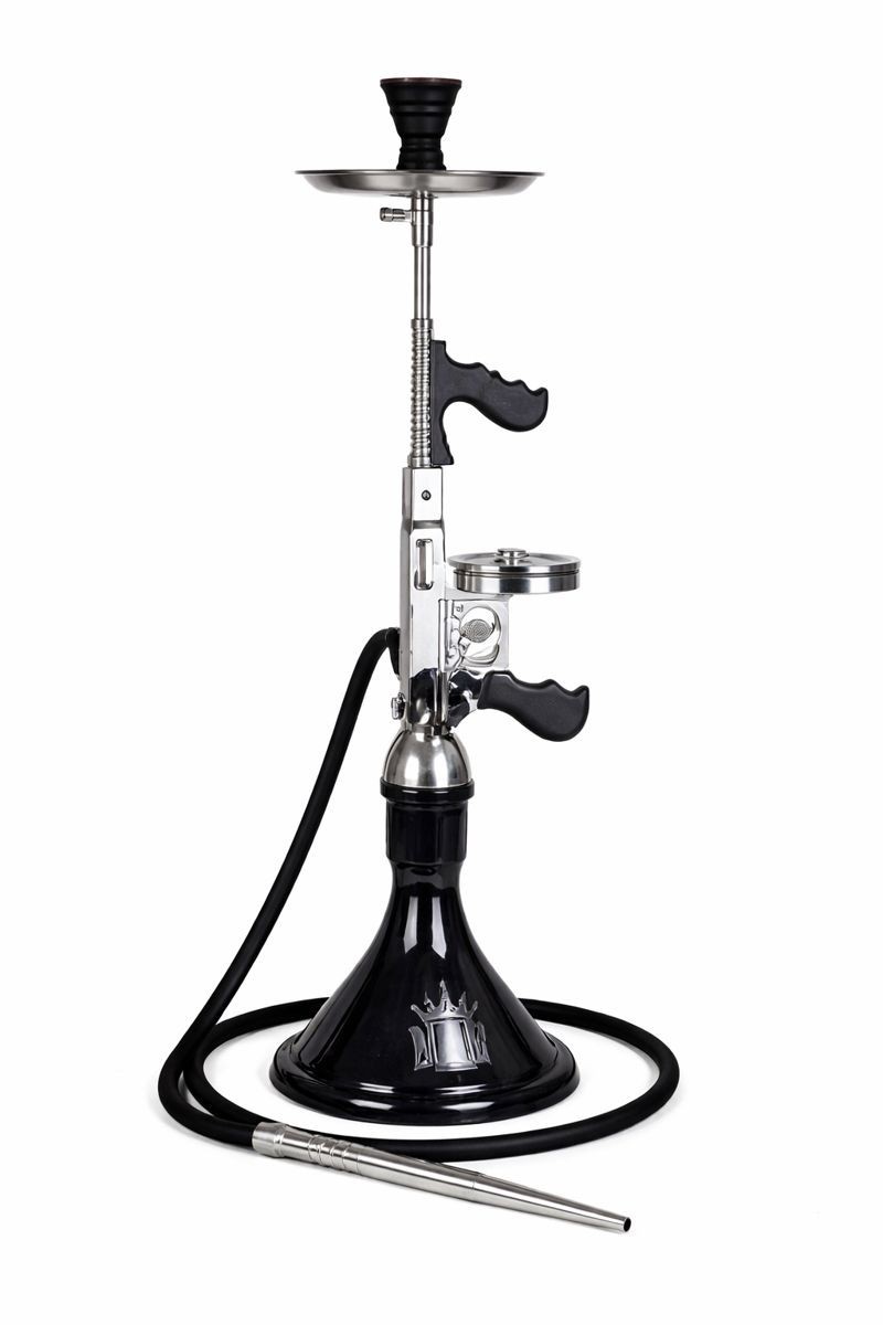 MOB TOMMY GUN HOOKAH 34″ | TOMMY-GB | BROWN & BLACK | 1CT | FREE SHIPPING