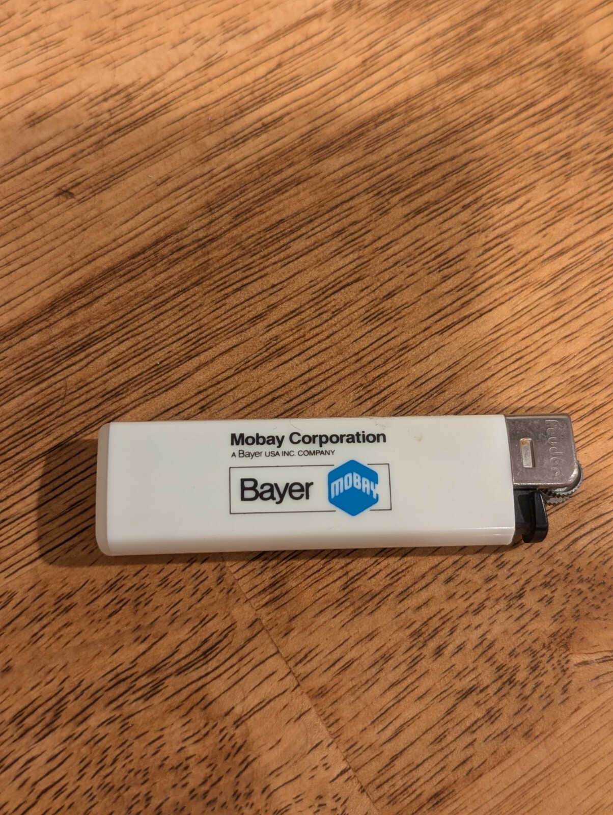 Bayer Vintage Fuedor Lighter Company Advertising Promotional Mobay Corporation