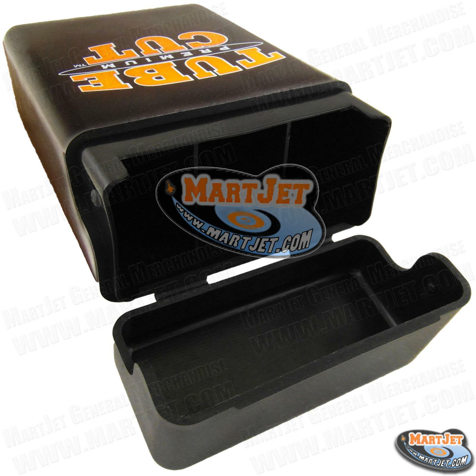 4pk Black Strong-Box Flip Cigarette Cases Kings Hard Plastic 84mm Regular Size