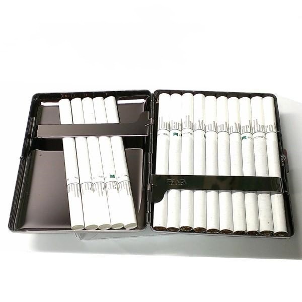 Tsubota Pearl Cigarette Case Casual Metal 100mm 20 Storage 1-92307-51