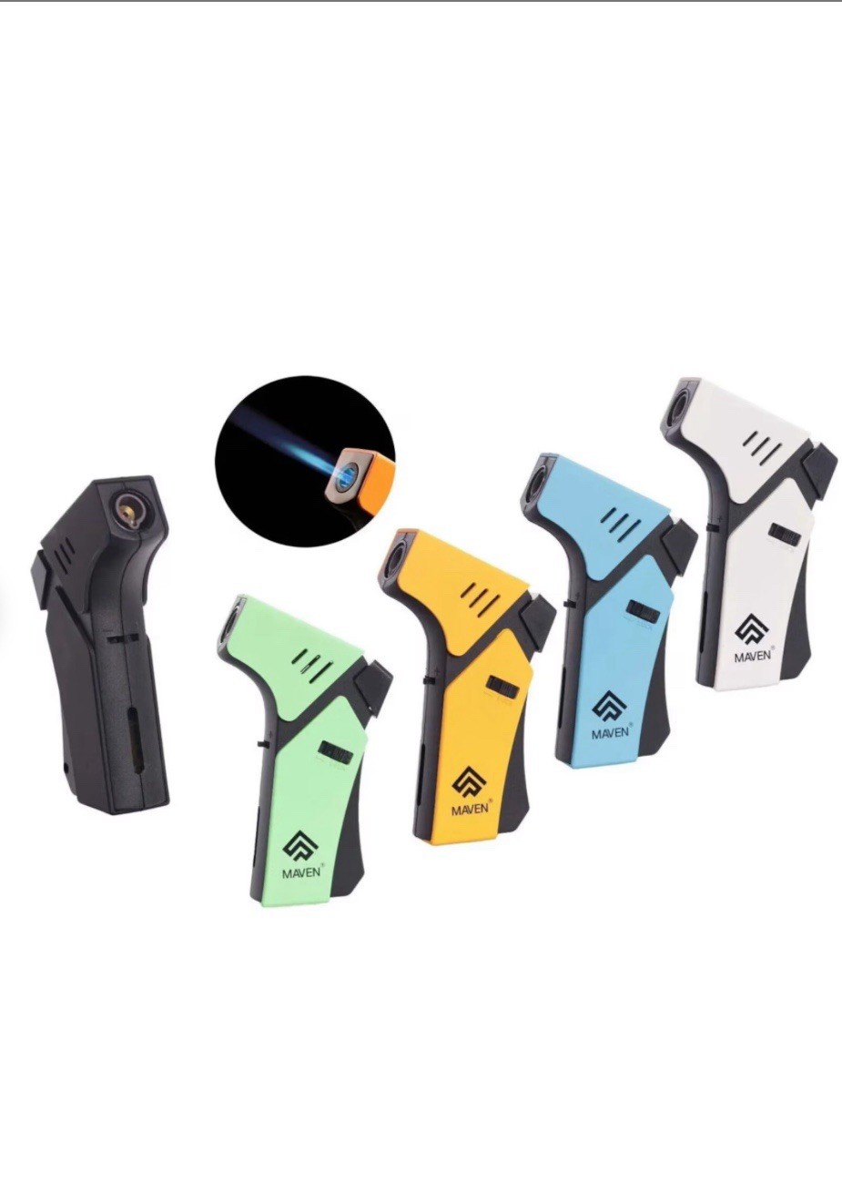 5x Maven Pro Mini Single Flame Torch Lighter w/ Lock