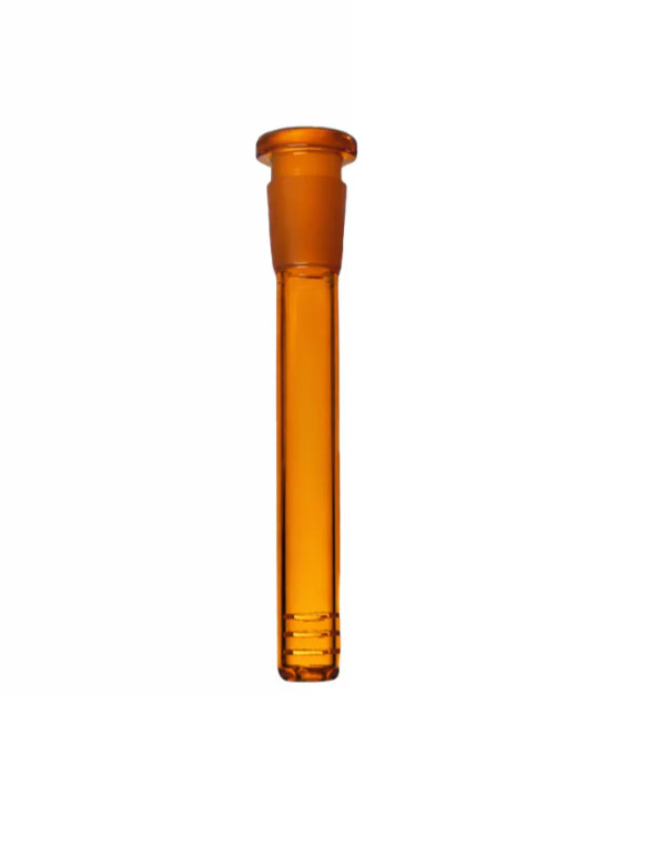 Downstem 14mm Bowl Water Pipe | Amber | Joint: 19MM | 4″