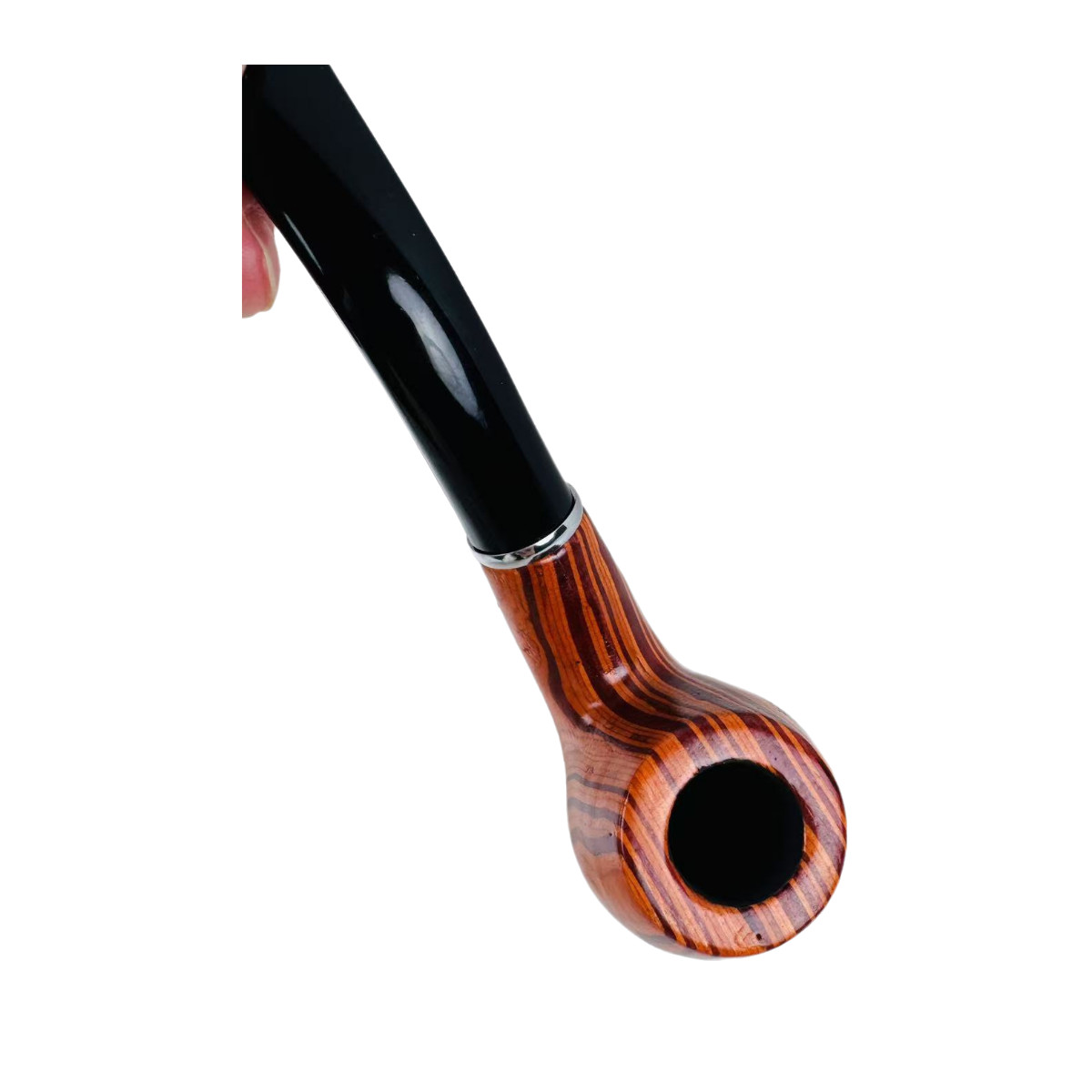 2 Durable Wooden Wood Smoking Pipe Tobacco Cigarettes Cigar Pipes Enchase Gift D
