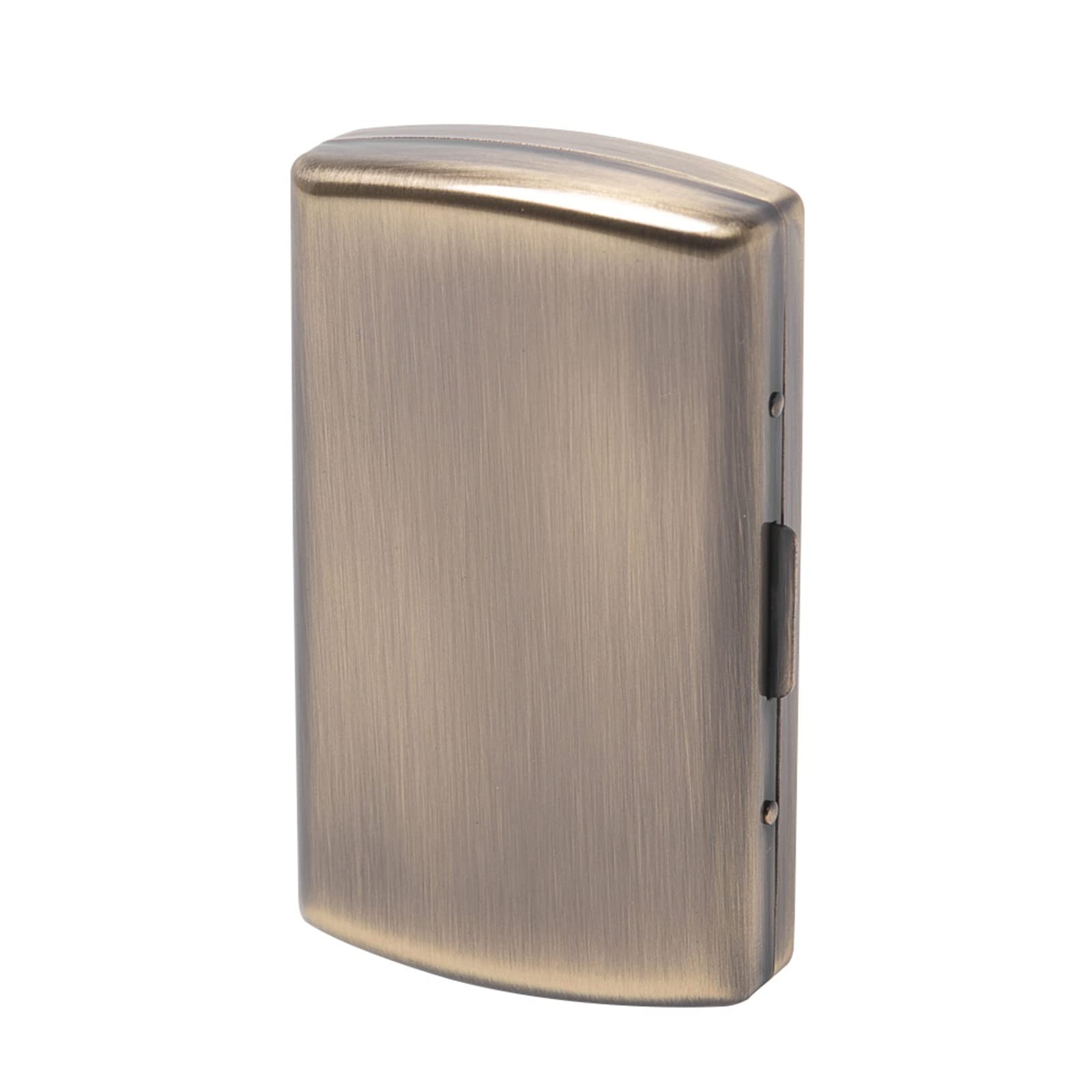 Slim Metal Cigarette Case Dispenser Vintage Holder Box 12ct 85mm Bronze