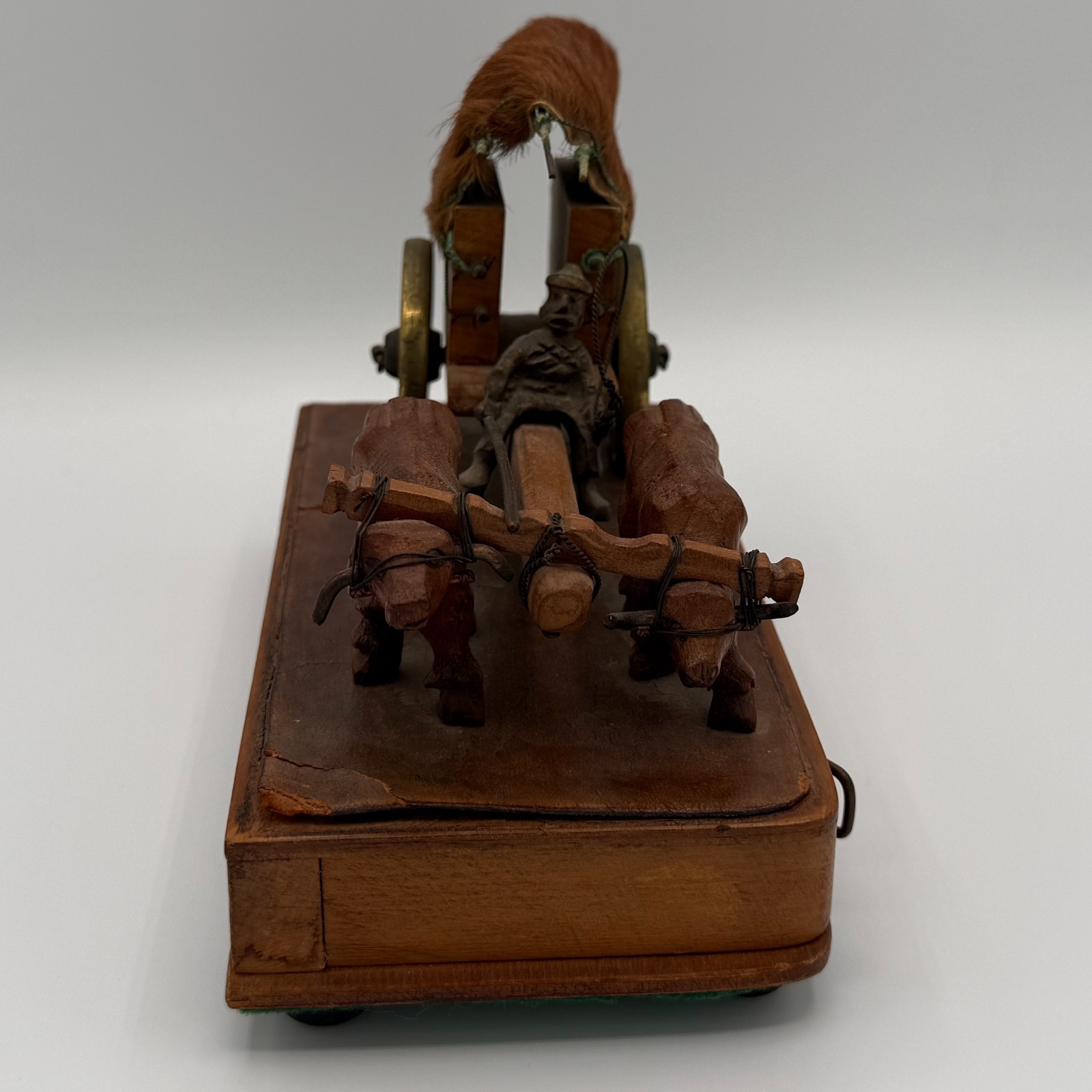 Antique Tabletop Old Western Hand Carved Cigarette Holder