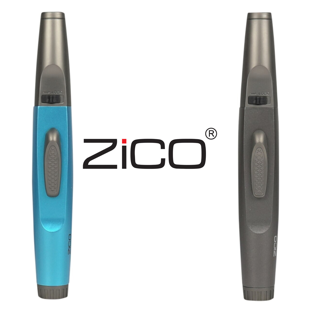 Zico Pen Gun Torch Lighter Metal Butane Refillable Lighter