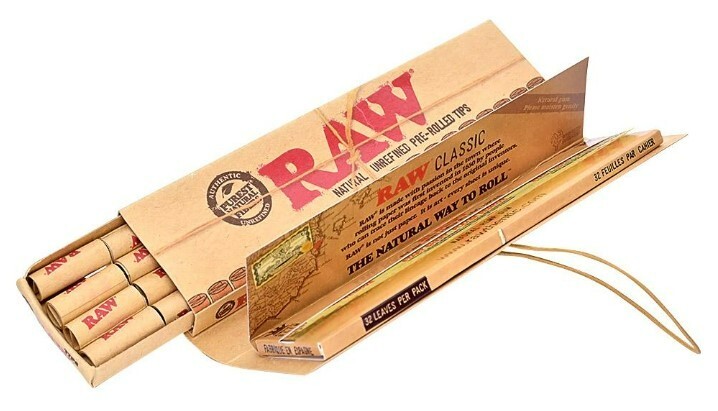 RAW King Size “MASTERPIECE” Rolling Papers with Pre Rolled Tips – (3 Packs)