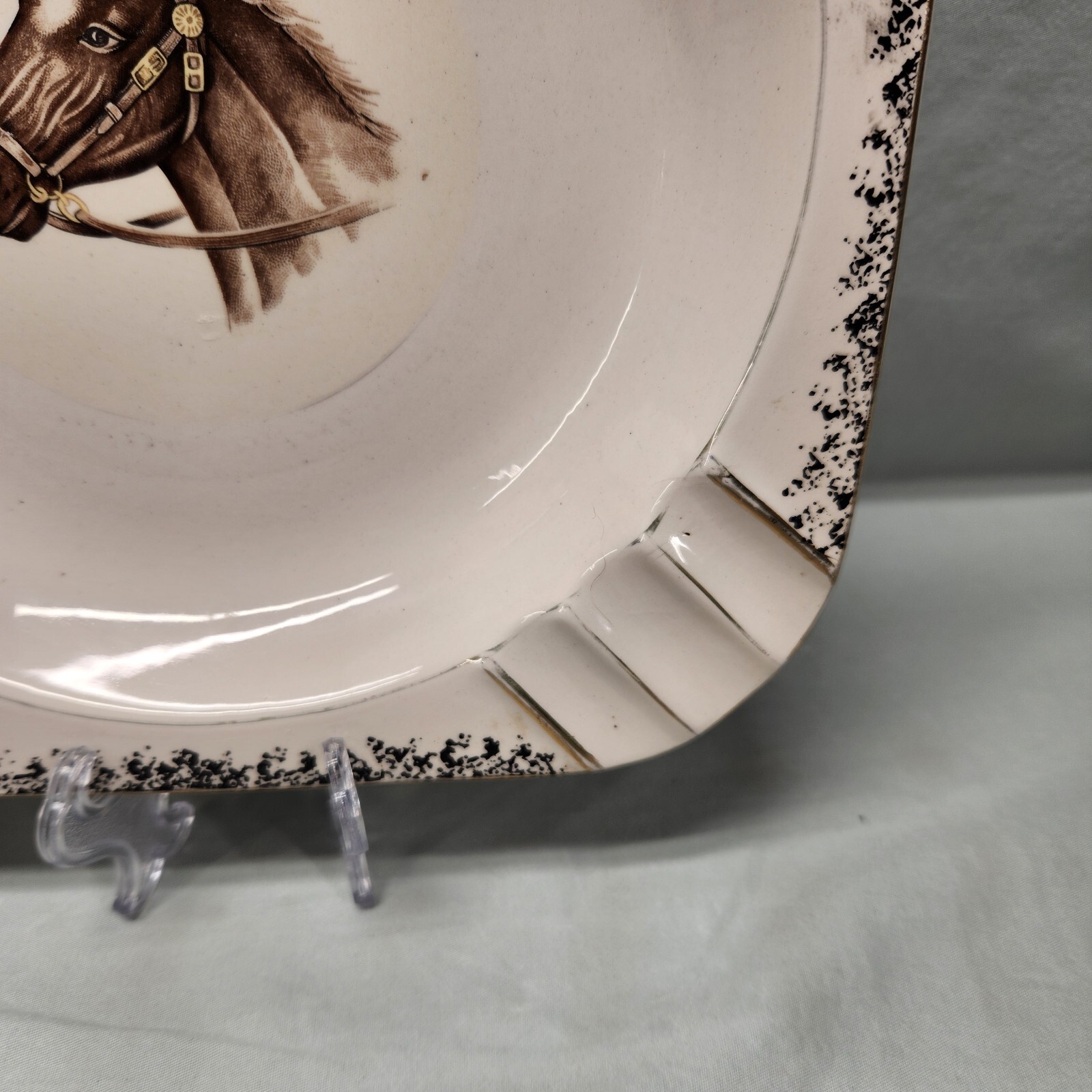 EXCELLO FOUR STAR 1950’S HORSE HEAD CIGAR ASHTRAY