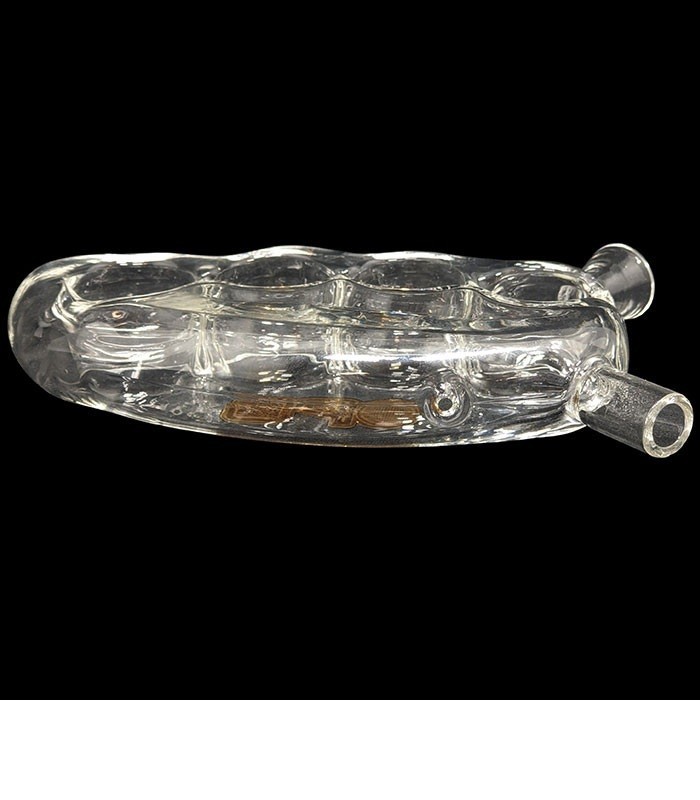 6″ Knuckle Bubbler – On Point Glass – Cools your smoke – Water Pipe Thick Glass