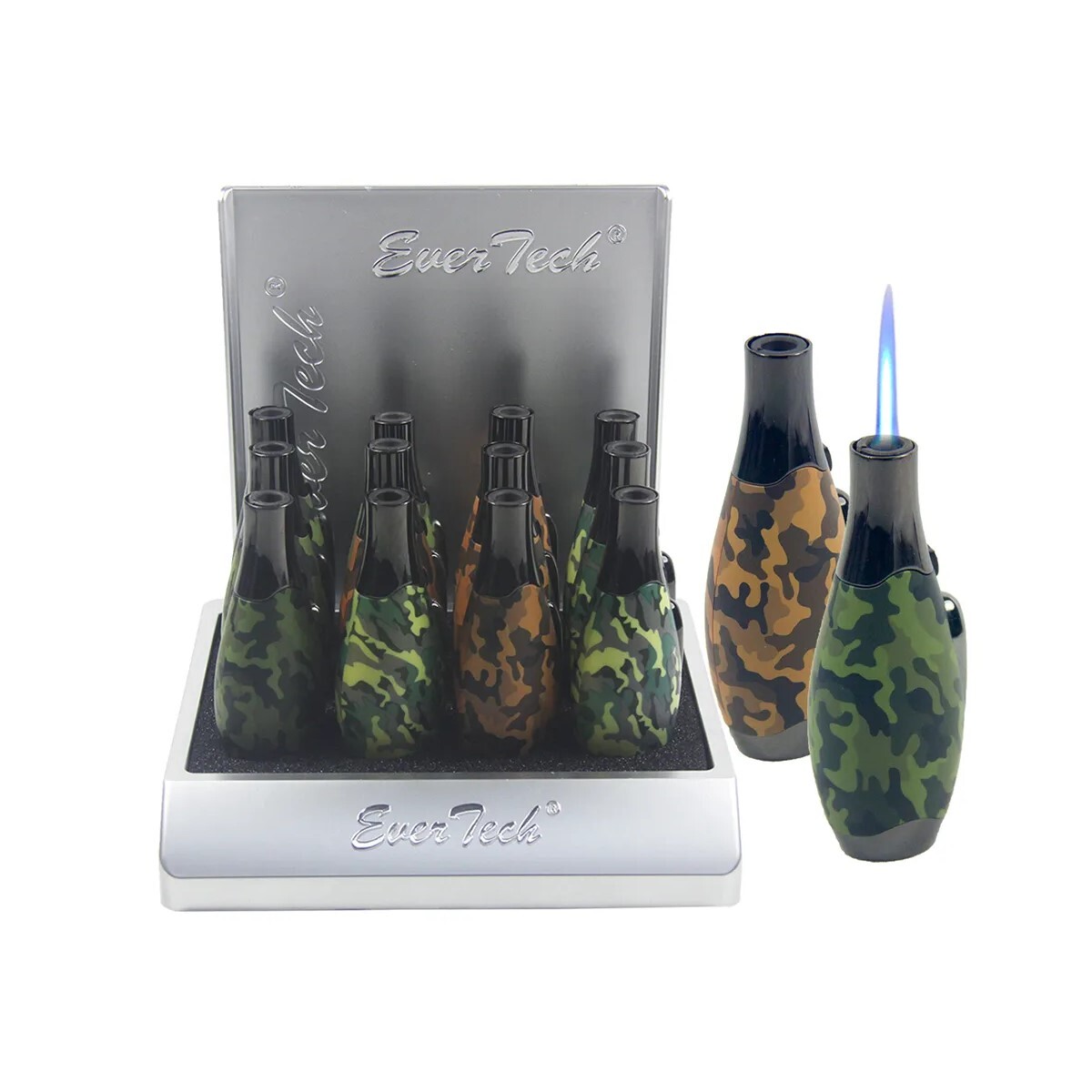 Single Jet Torch Lighter Adjustable Windproof Butane Refillable/ 1 piece