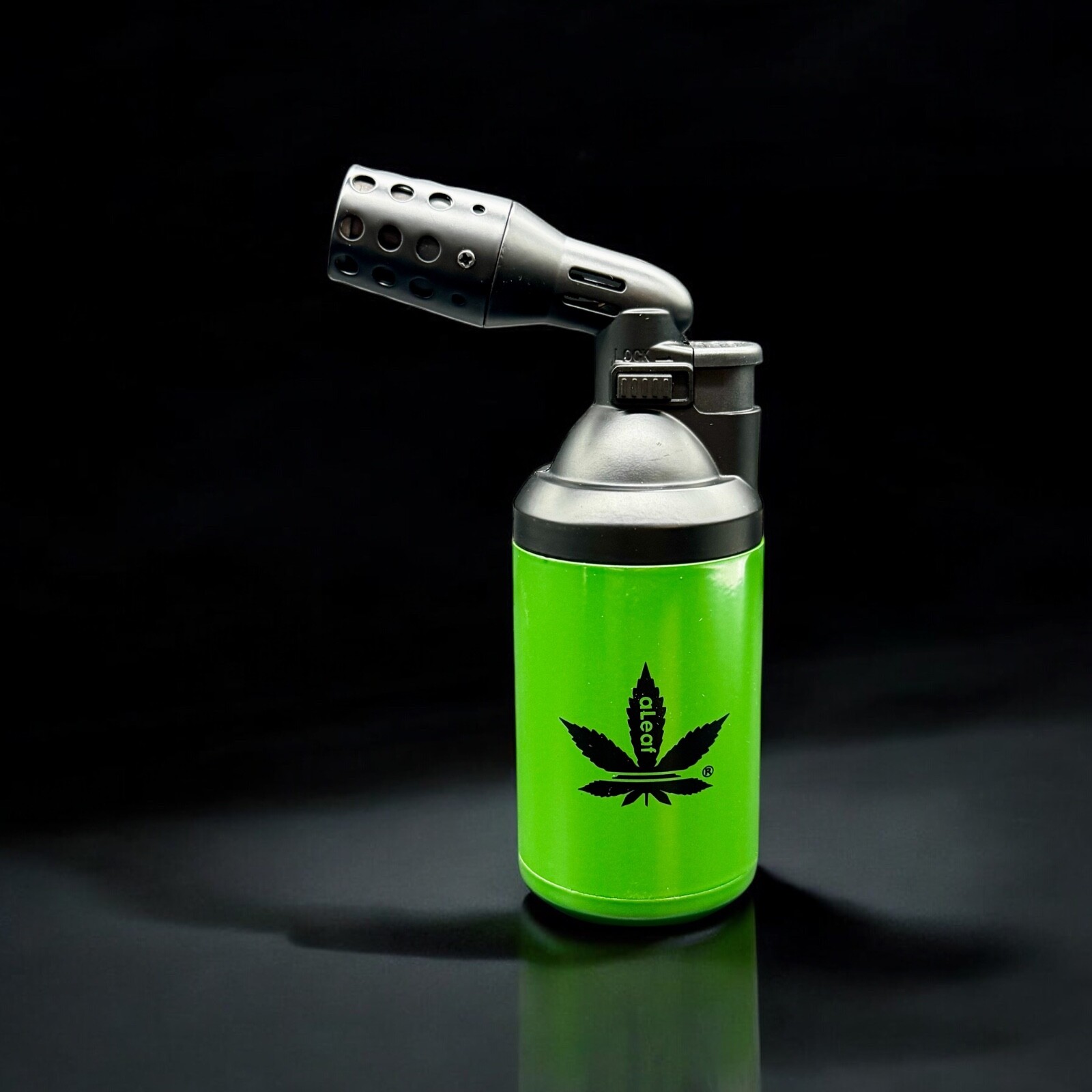 aLeaf 5” Supernova Blow Torch – Turbo Flame Refillable Butane Lighter Multi-Colo