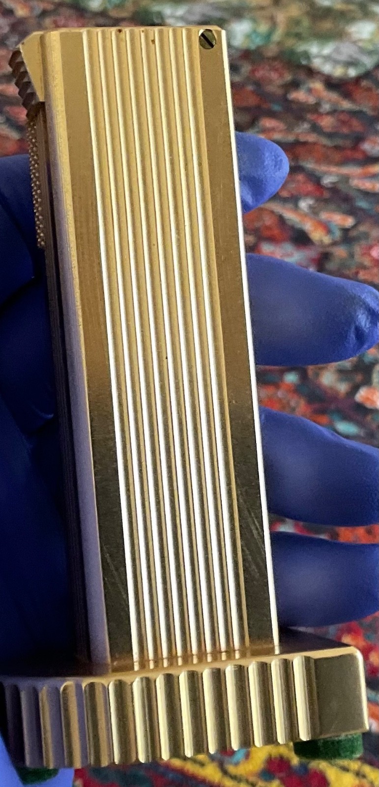 Vintage Clean Golden Cygnus Table Lighter / VG / Works Perfect.
