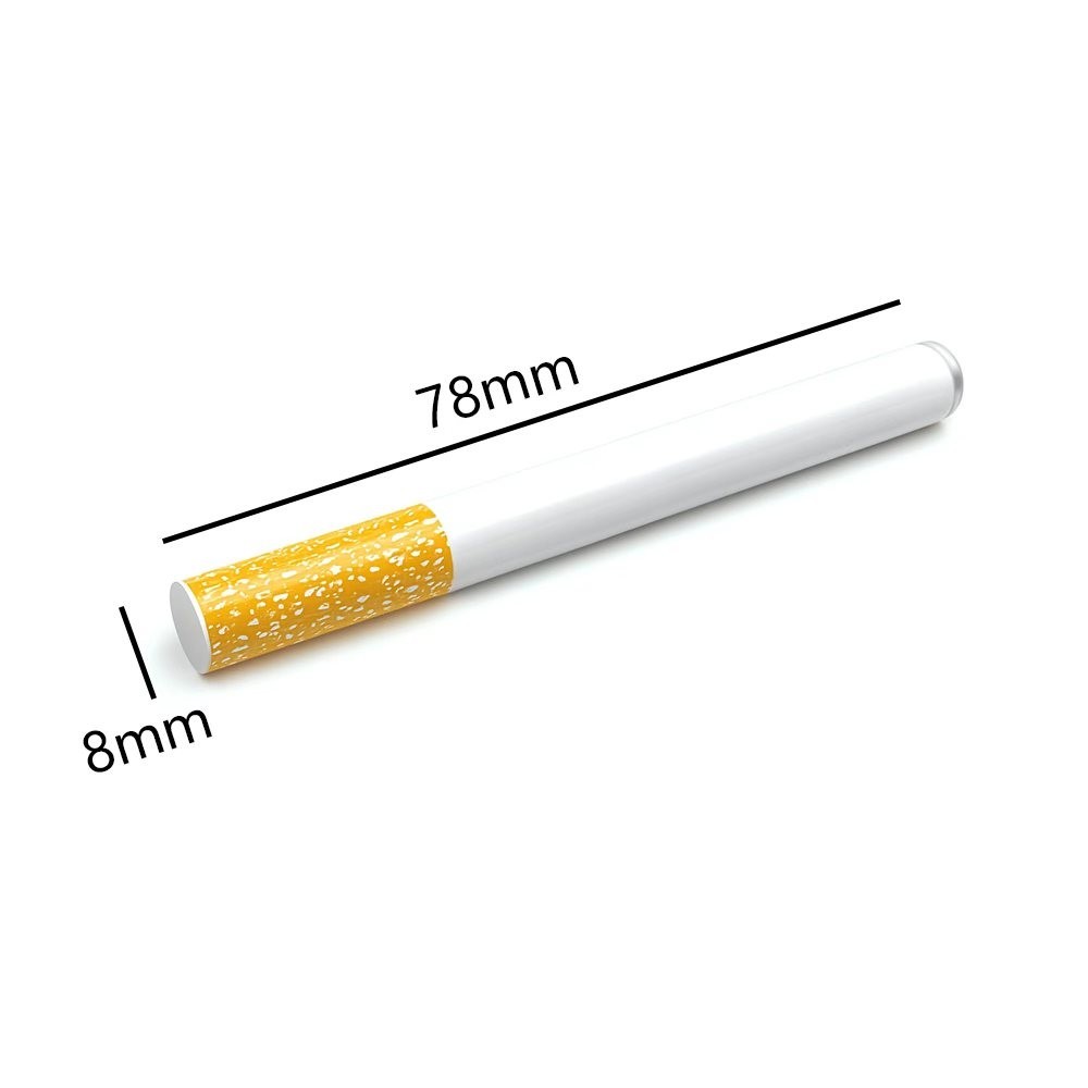 10x Metal One Hitter Dugout Pipe Cigarette Bat Large 78mm / 3.07″ Free Shipping!