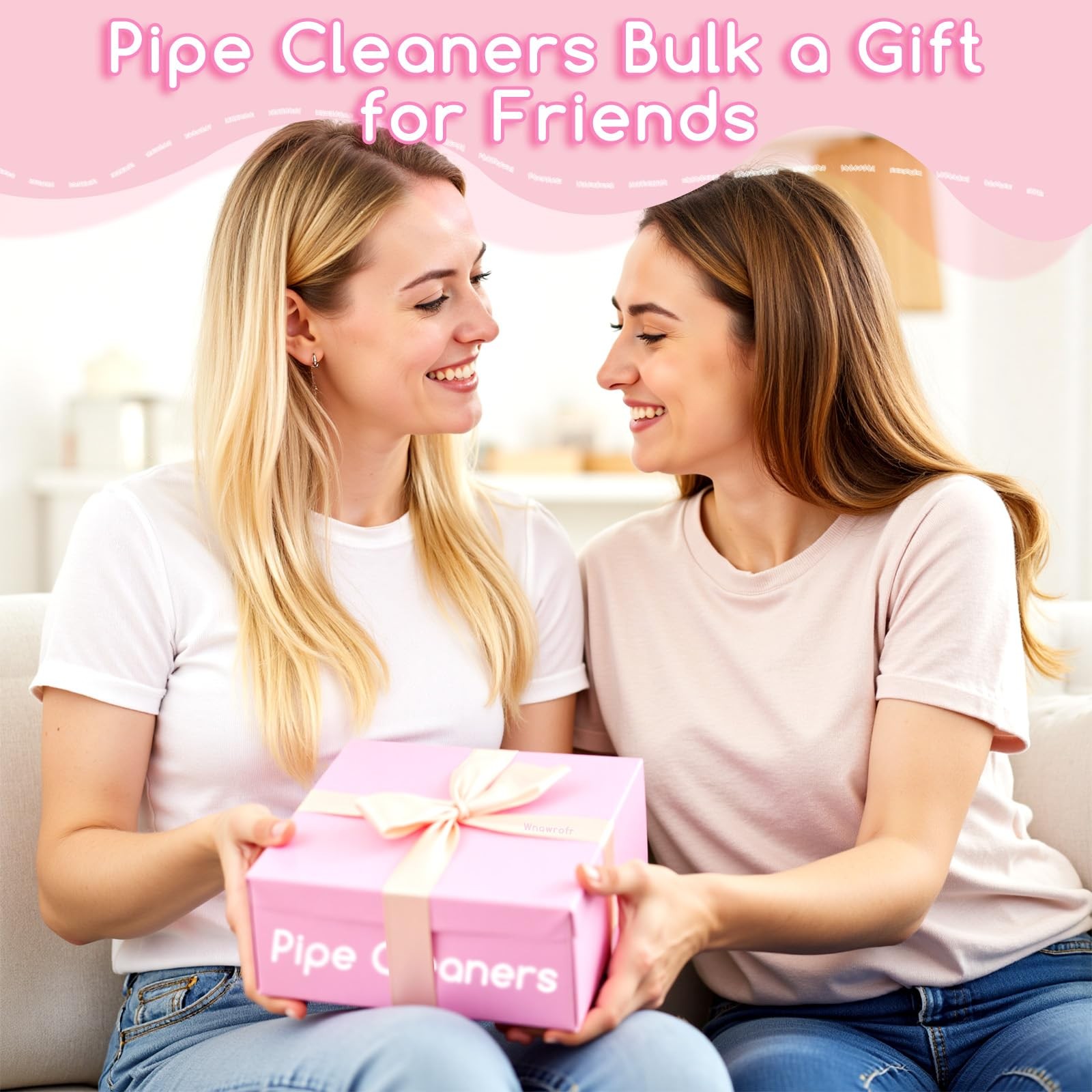 601PCS Complete Pink Pipe Cleaners Flower Kit–Pastel Pipe Cleaners for Flower…