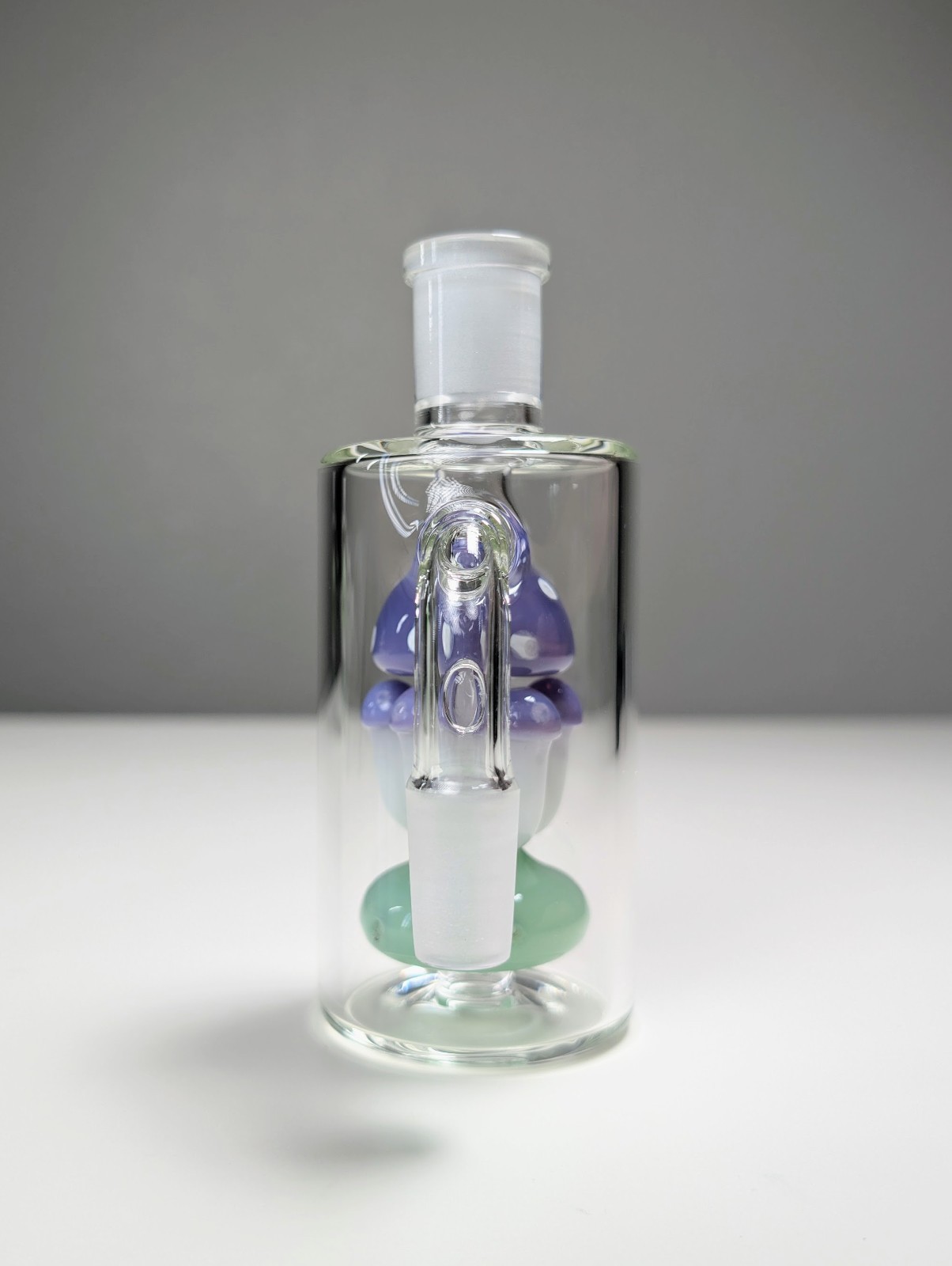 14mm 90° Purple Mushroom Premium Quality Ash Catcher Tobacco Water Pipe Bong
