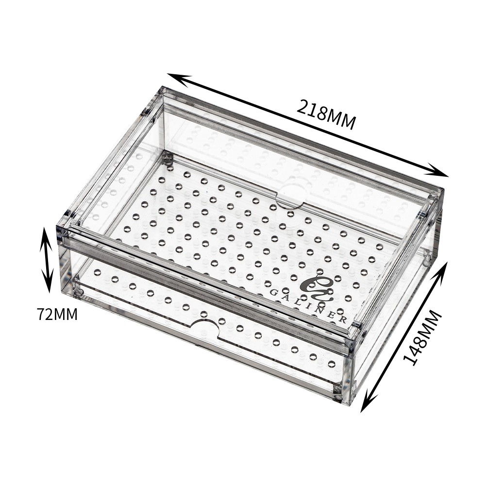 Galiner 20-35CTS Acrylic Plastic Cigar Humidor Cigars Cases Holder Transparent