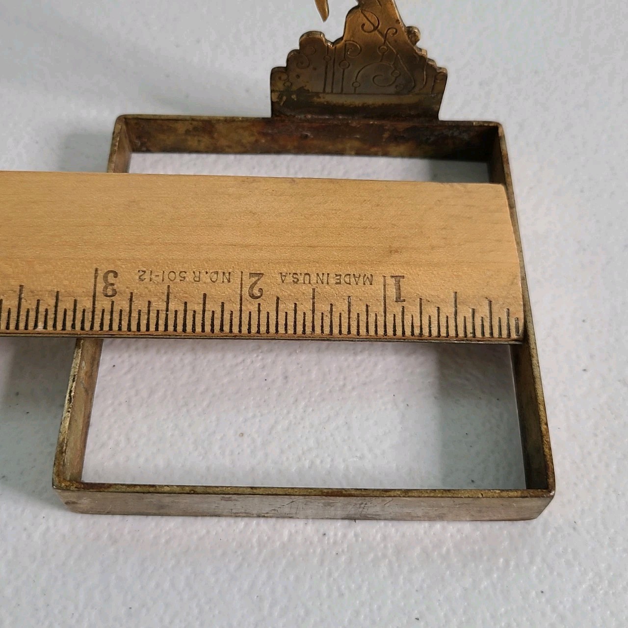 Art Deco Nude 1930s Brass Ashtray Frame Holder