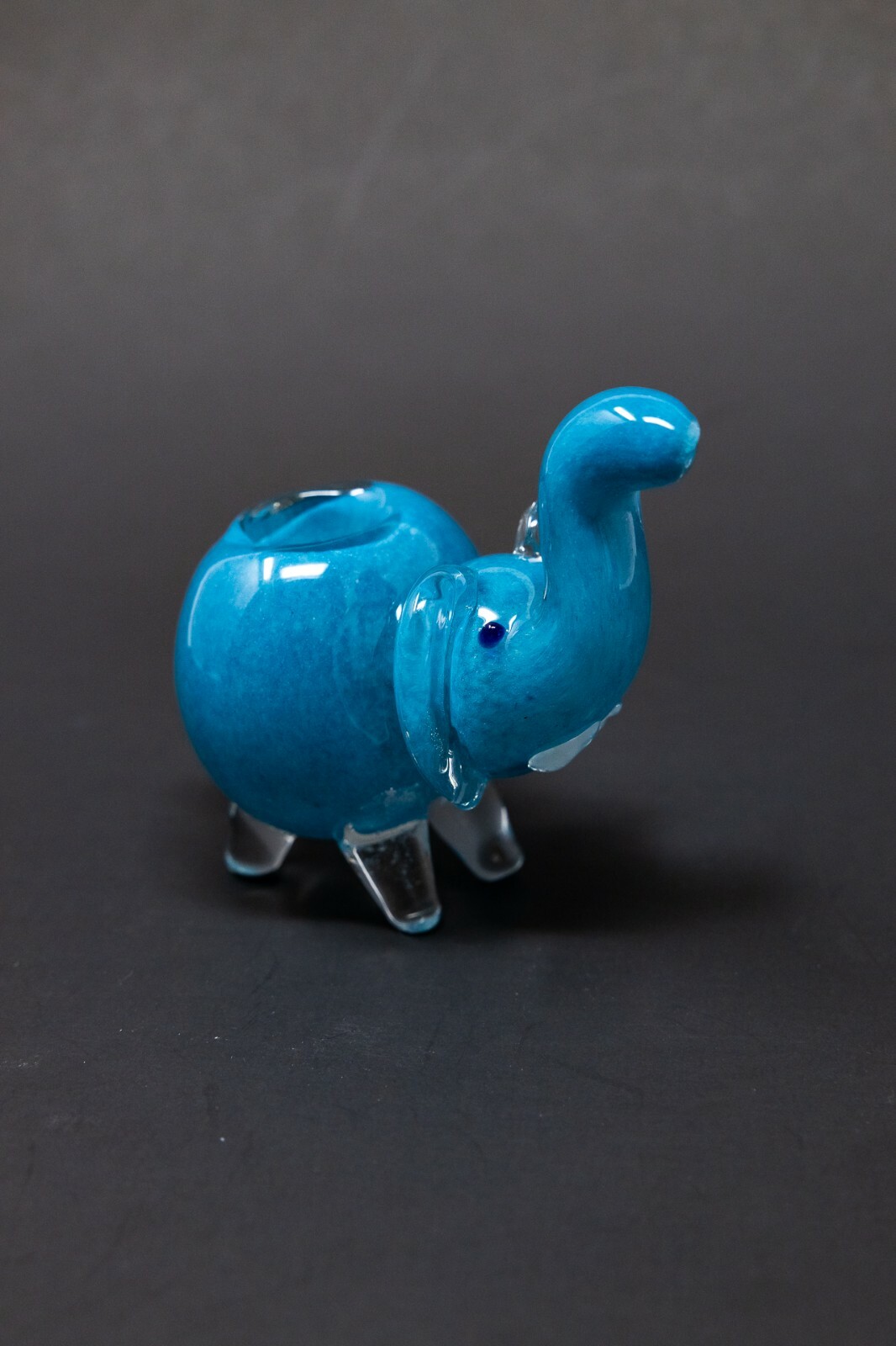 4″ Collectible Teal Elephant TOBACCO Glass Hand Smoking Pipe – Fast Shipping