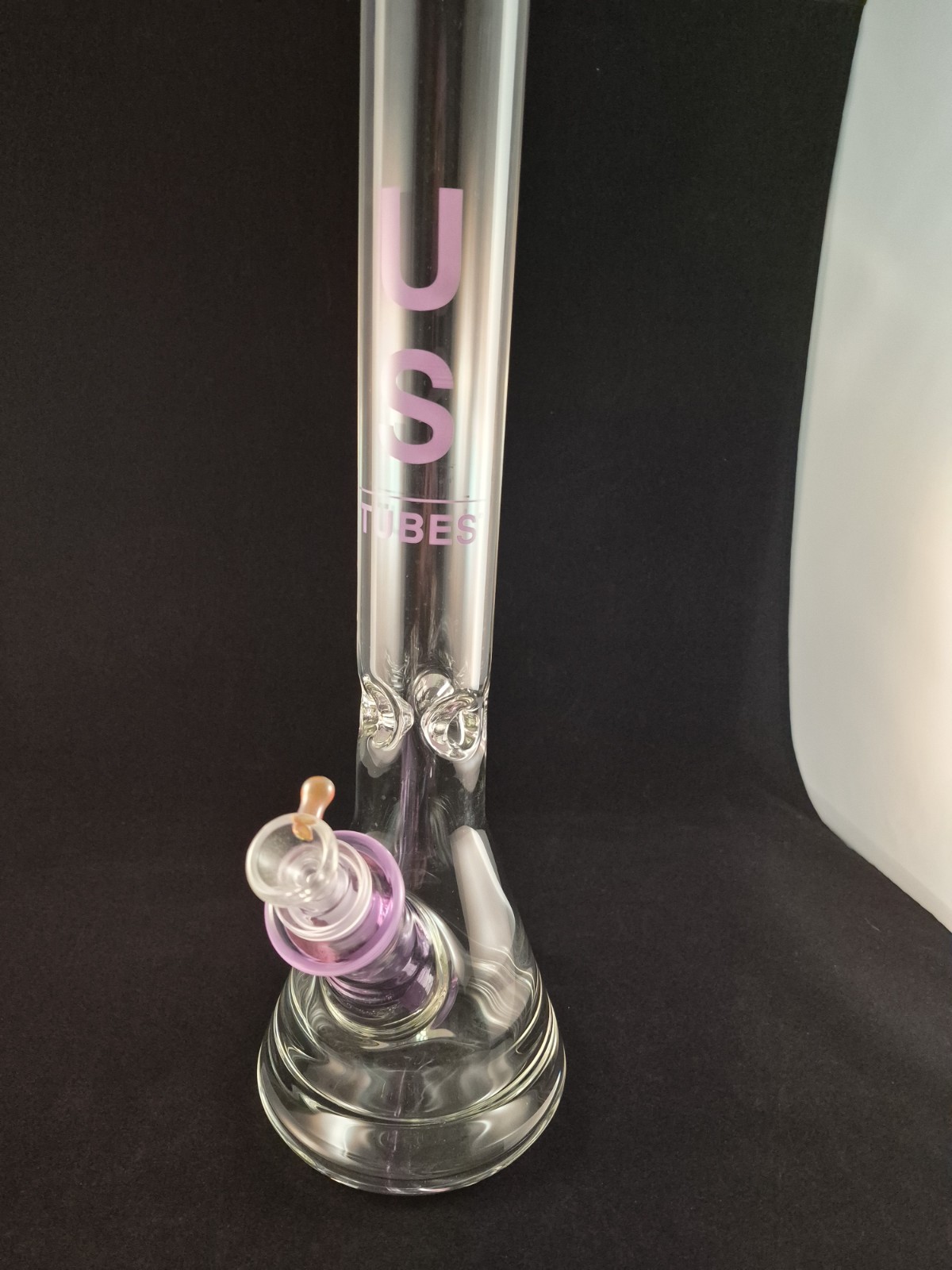 17in Purple US TUBES Glass Beaker 9mm Thick 24mm X 14mm Joint