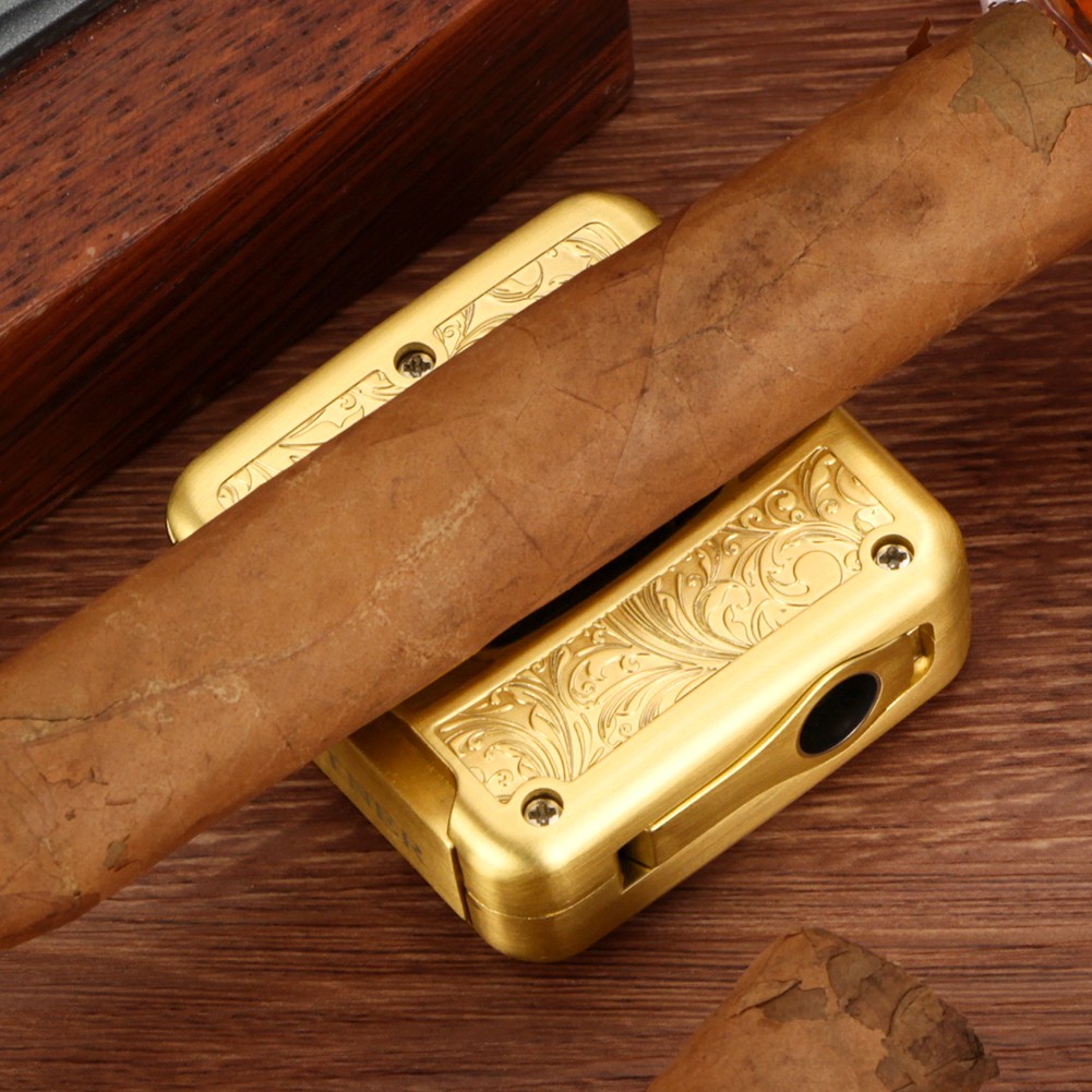 Galiner Cigar V-Cutter Scissors Metal Cigar Punch Holder Needle Stainless Travel