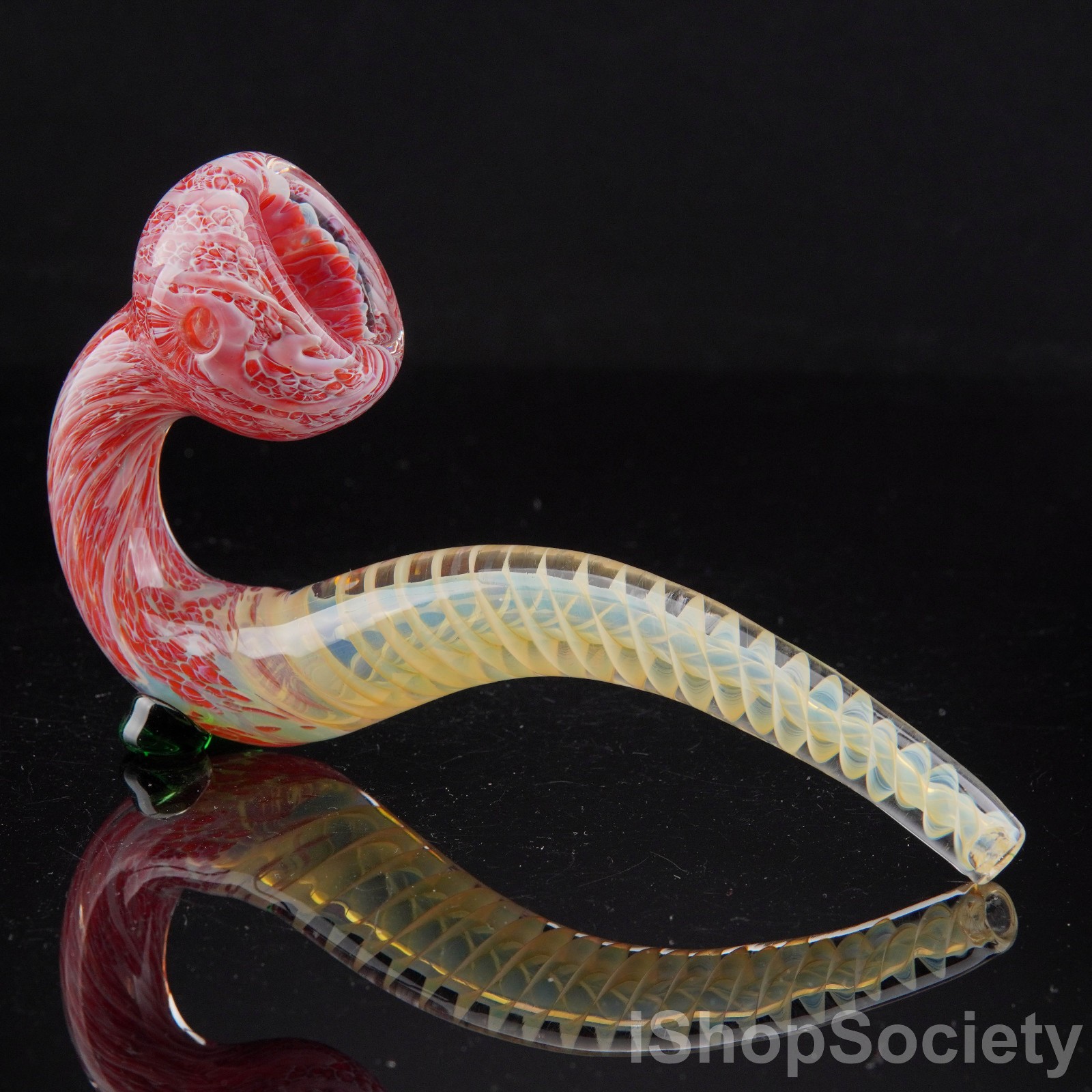 5.5″ Tornado Sherlock Tobacco Smoking Pipe Thick Collectible Glass Pipes – P816A