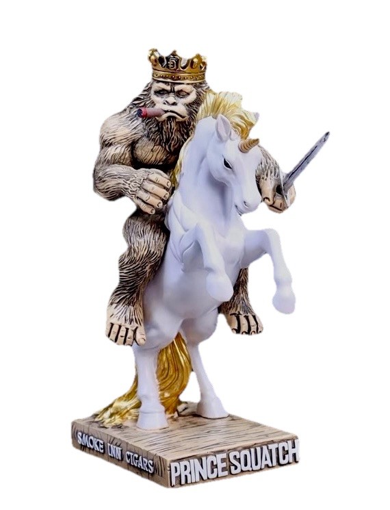 Prince Squatch Statue – Dunbarton Tobacco & Trust Sakasquatch NIB Rare! Unicorn