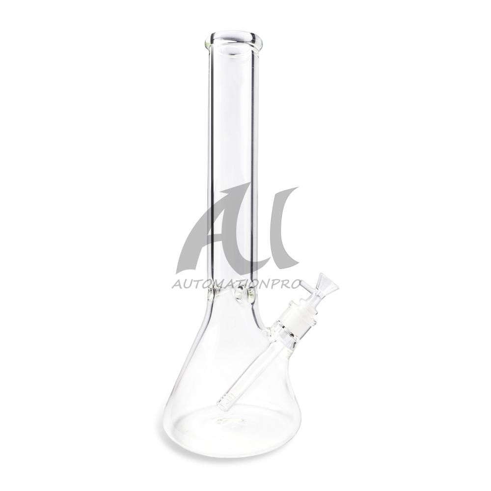 18 in Heavy 7mm Thick Glass Bong Smoking Hookah Water Pipe 14mm Bowl Beaker