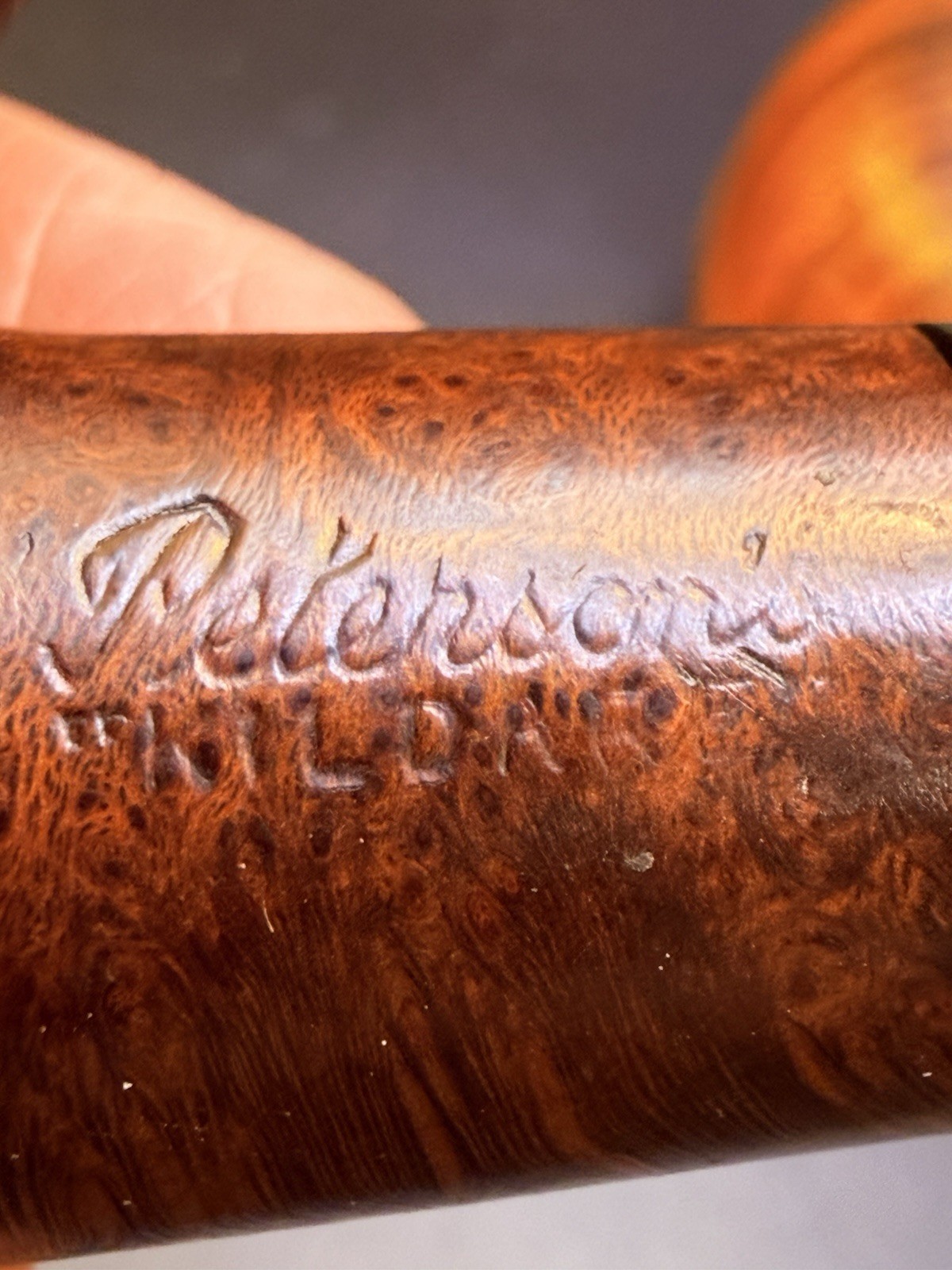 Vintage Peterson Kildare 01s 9mm Bent Billiard Tobacco Pipe