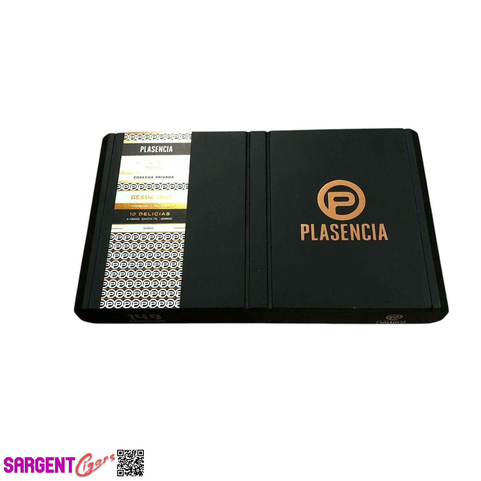 Plasencia 149 Cosecha Gordo Empty Wooden Cigar Box 10.5×6.25×1
