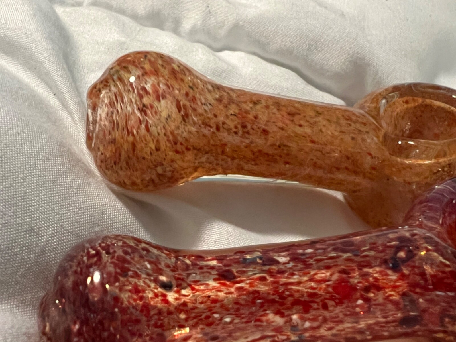 3” Confetti Design Quality Glass Hand Pipe Color May Vary (1 Pc) FREE SHIPPING