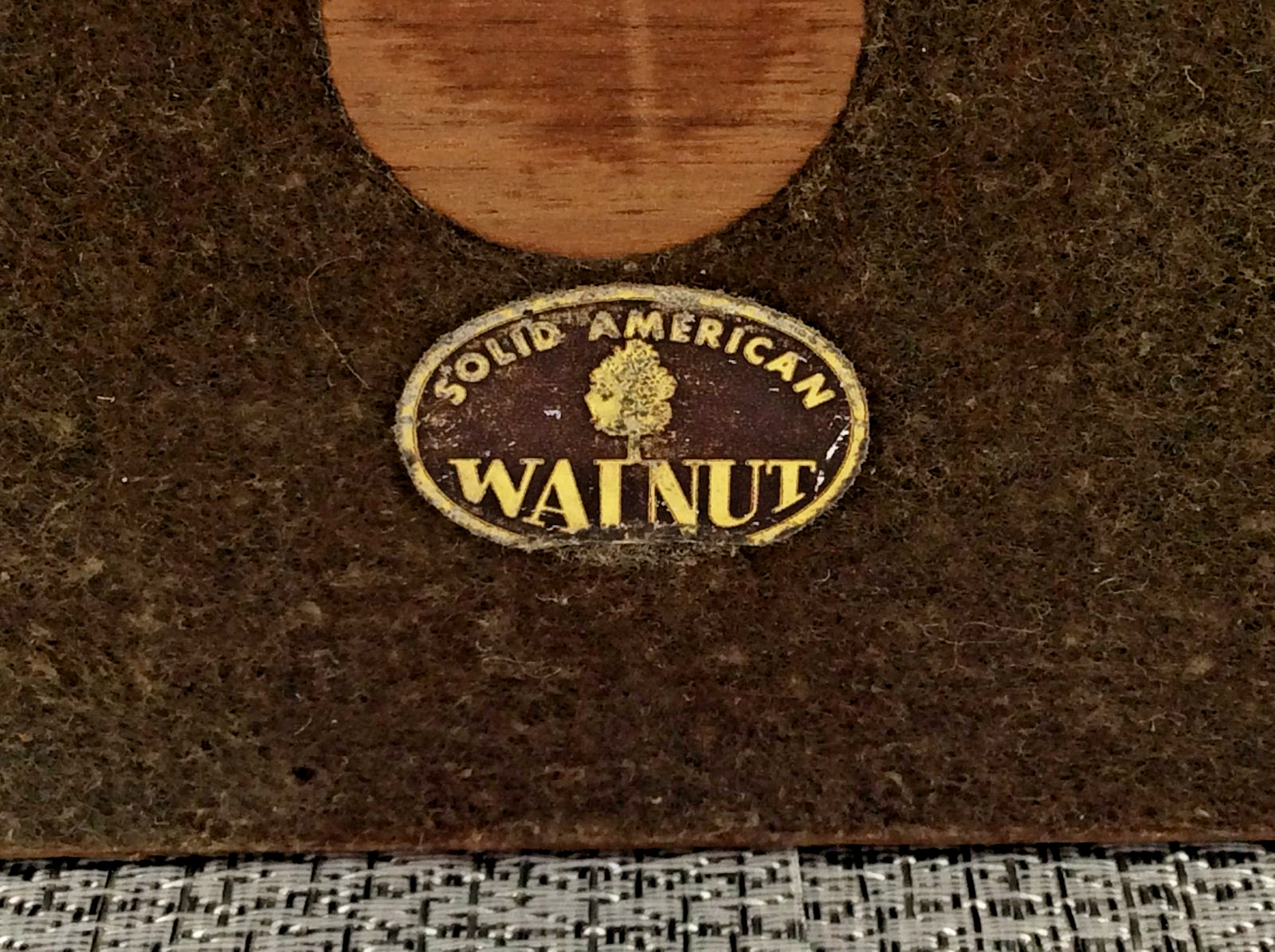Tobacco Humidor Box & Pipe Stand 6 Slot Holder Genuine American Walnut 1950s MCM
