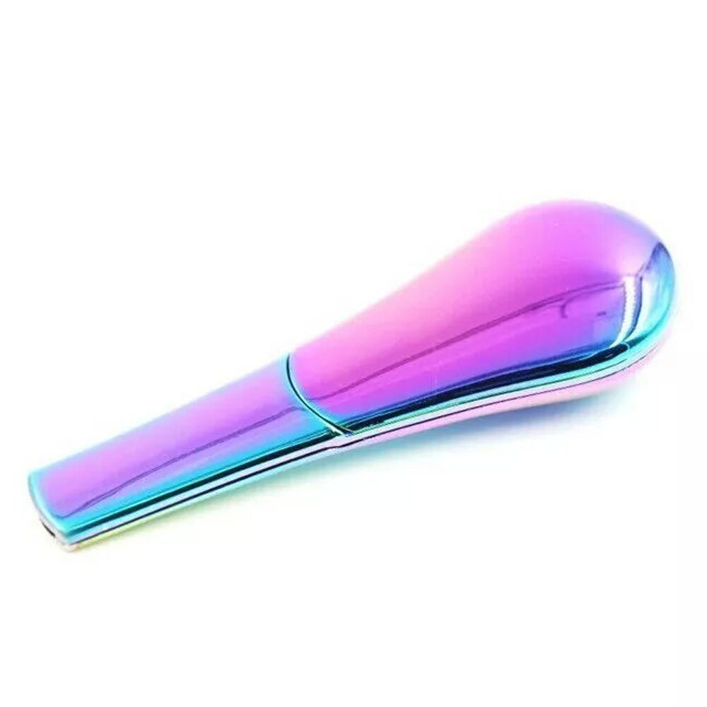 4″ Stainless Steel Magnetic Spoon Tobacco Smoking Metal Pipe + 15 Filters US